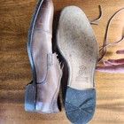 Johnston & Murphy Johnston & Murphy Mens Brown Leather Cap Toe Oxford Shoes 9M Size US 9 / EU 42 - 3 Thumbnail