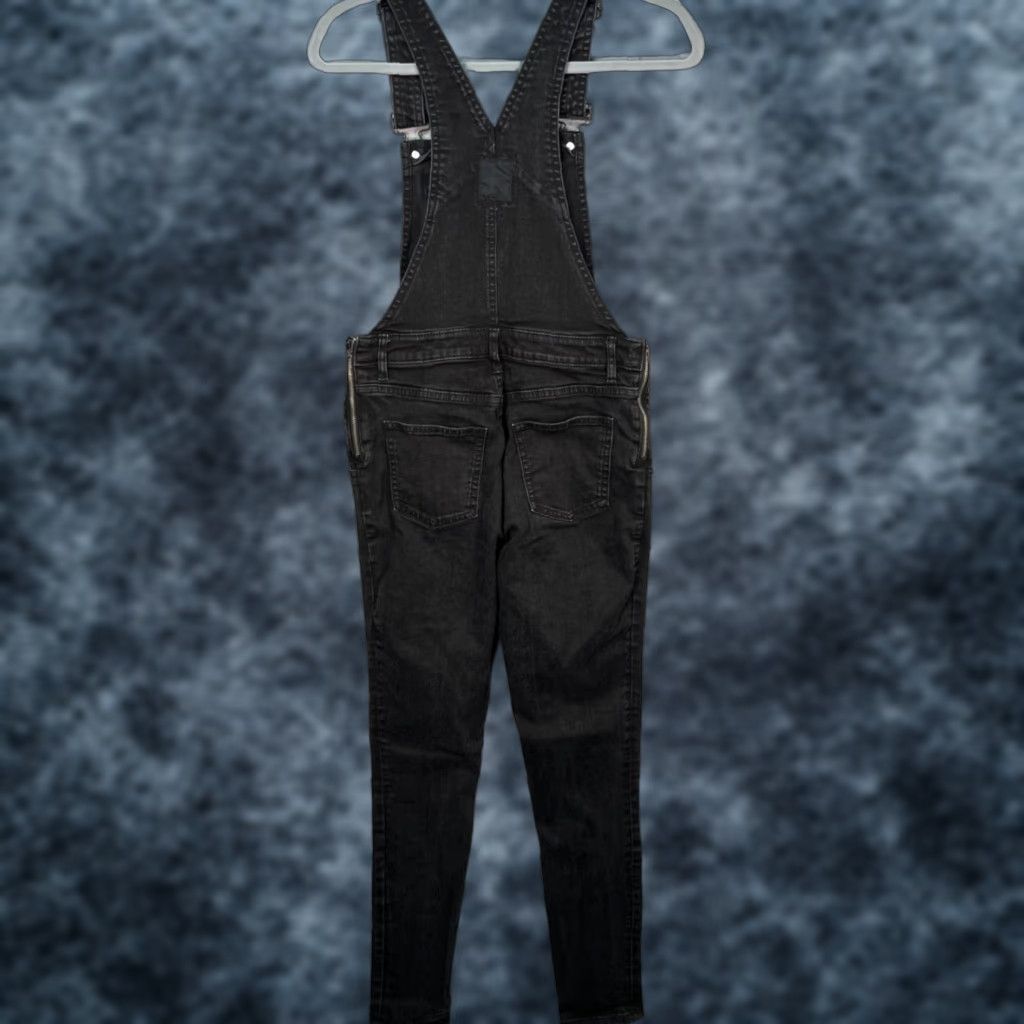Cheap Monday Cheap Monday Womens Overalls Size Small Black Denim Skinny Leg Size 28" / US 6 / IT 42 - 1 Thumbnail
