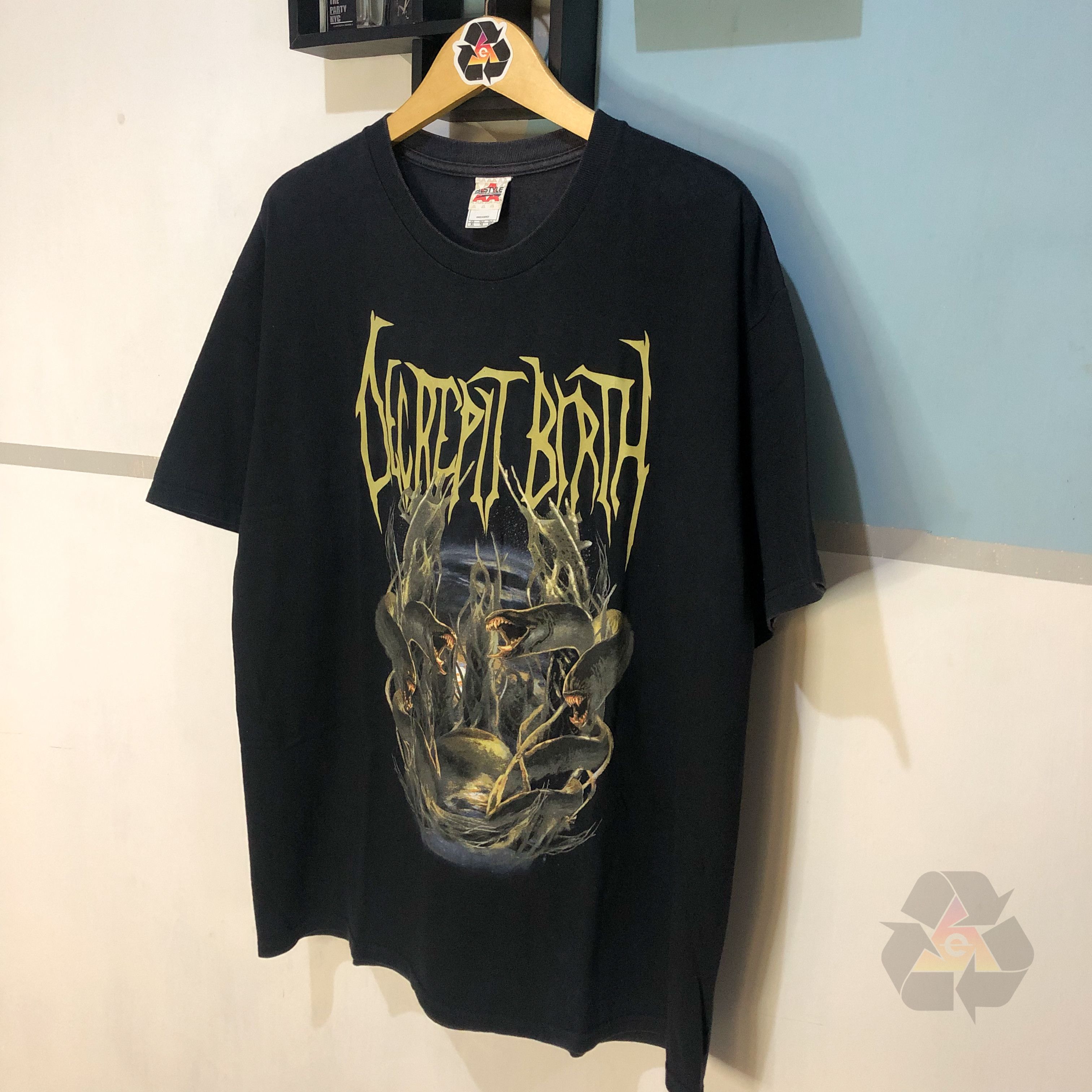 Band Tees Vintage Decrepit Birth Band Delusive Duration T-Shirt Size US XL / EU 56 / 4 - 3 Thumbnail