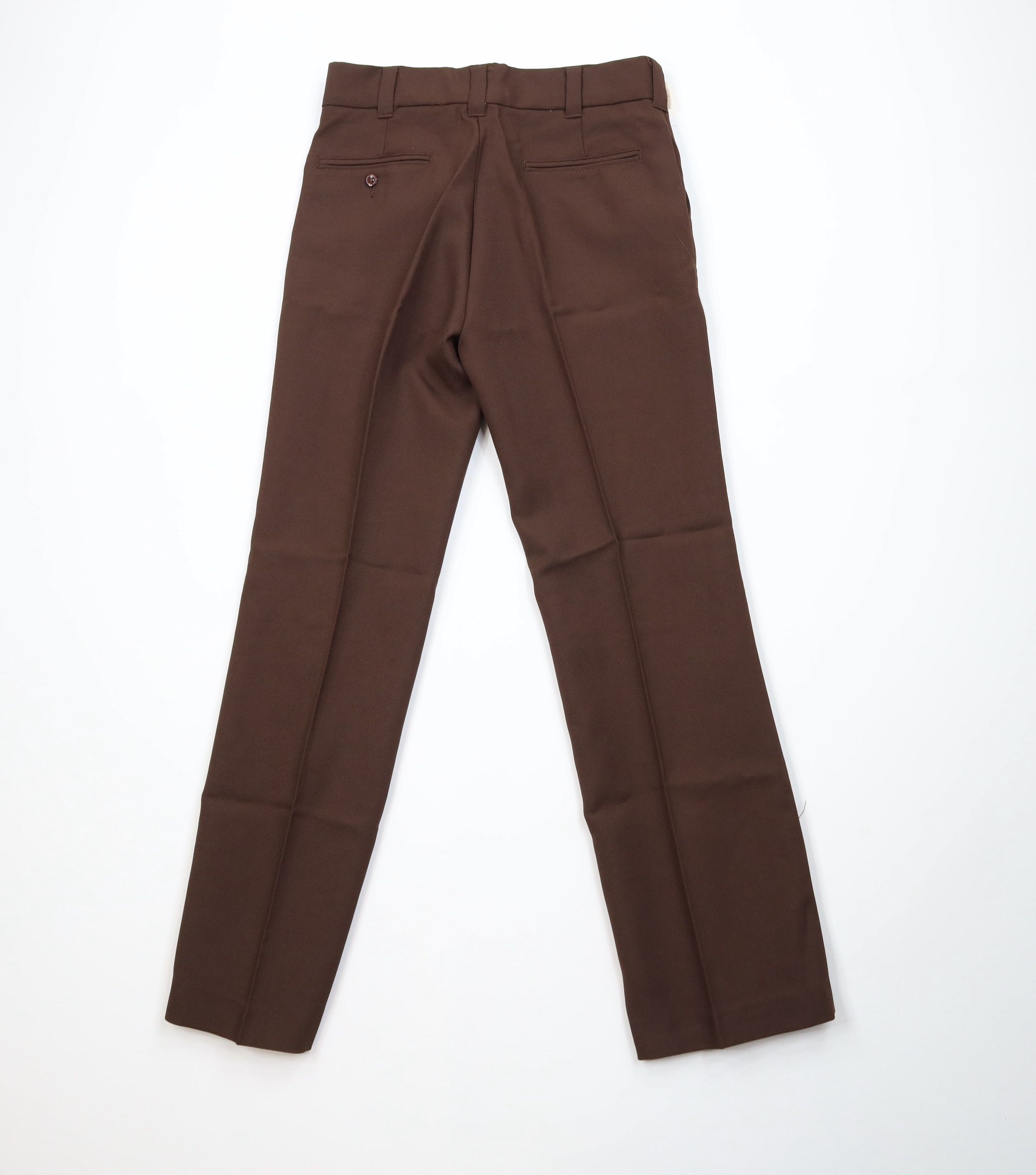 Vintage Deadstock Vintage 70s Streetwear Wide Leg Chino Pants Brown Size US 30 / EU 46 - 8 Thumbnail