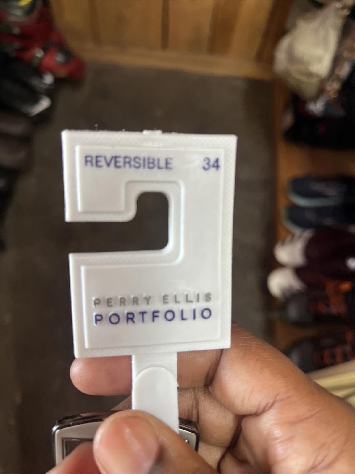 Perry Ellis Perry Ellis Portfolio Reversable 36 Single Stitch Belt Size ONE SIZE - 6 Thumbnail