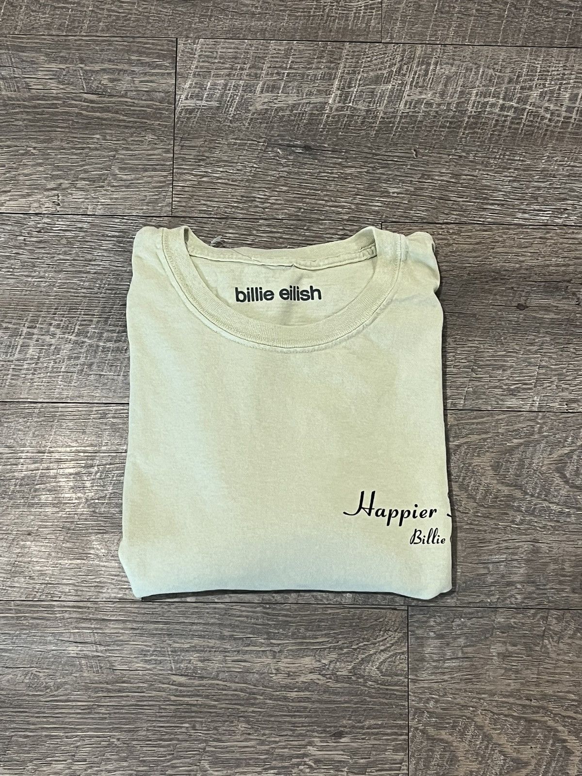 Band Tees Billie Eilish Happier Than Ever Tee Shirt Size XL Size US XL / EU 56 / 4 - 6 Thumbnail