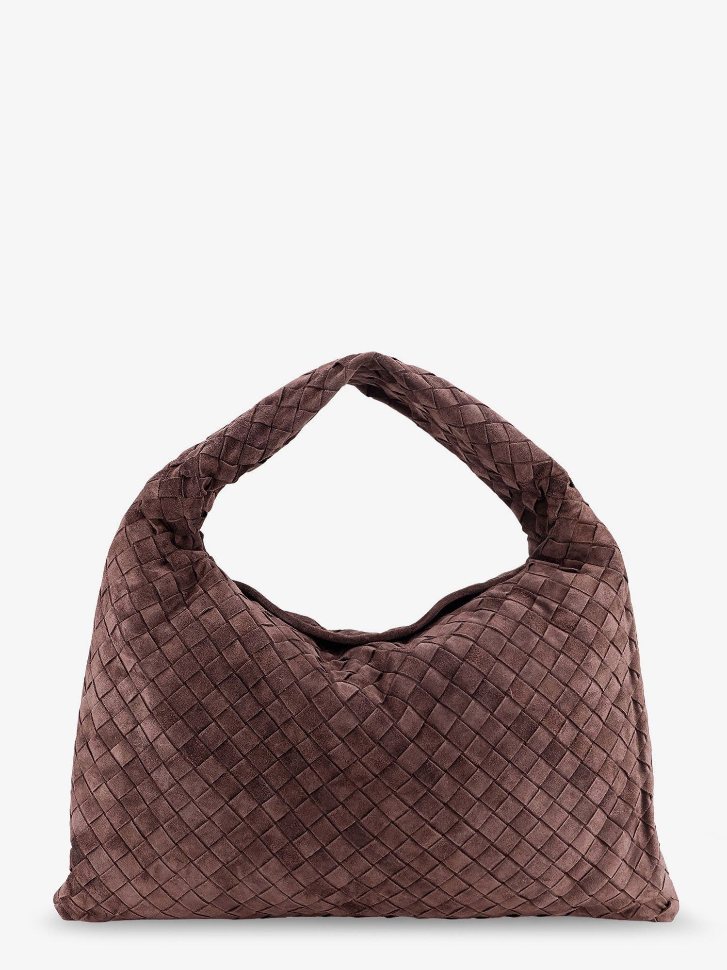 Bottega Veneta Hop Leather Shoulder Bag With Intrecciato Effect Size ONE SIZE - 1 Thumbnail