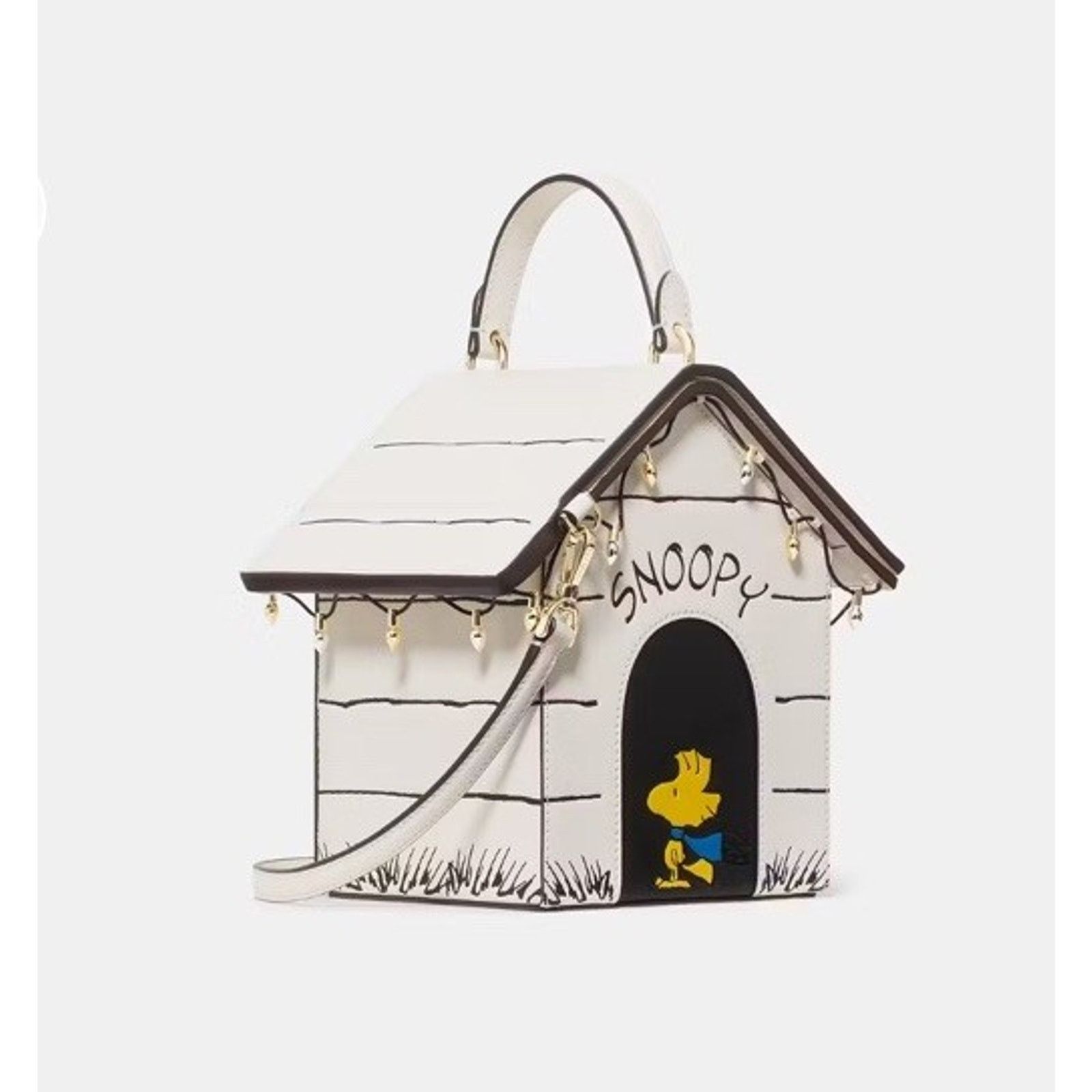 Kate Spade NWT Kate Spade Peanuts $450 Snoopy Woodstock Crossbody Purse Size ONE SIZE - 2 Thumbnail