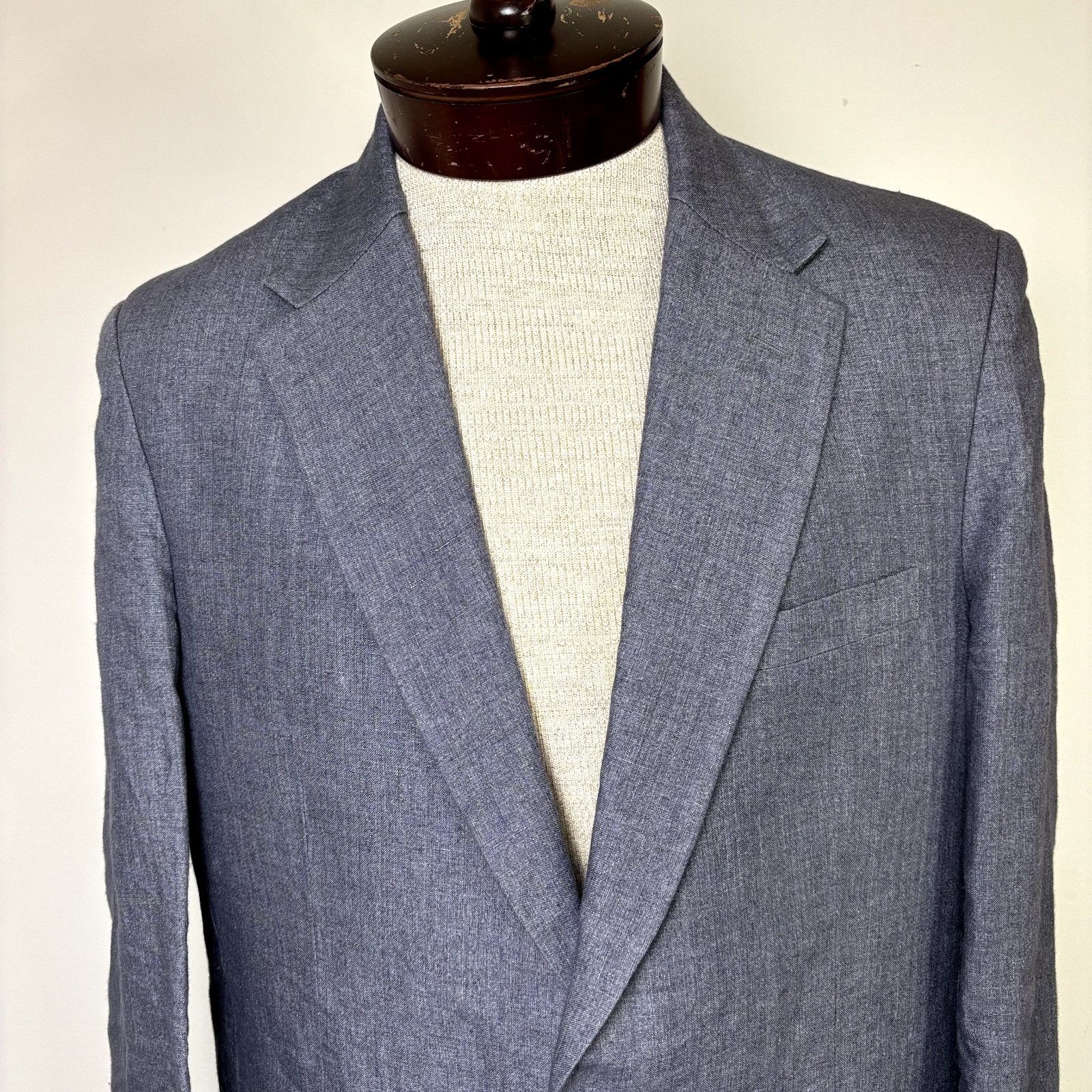 Bespoken Studiosuits Bespoke Men's Suit 42-44 Gray 2-Piece: Blazer & Size 42R - 2 Thumbnail