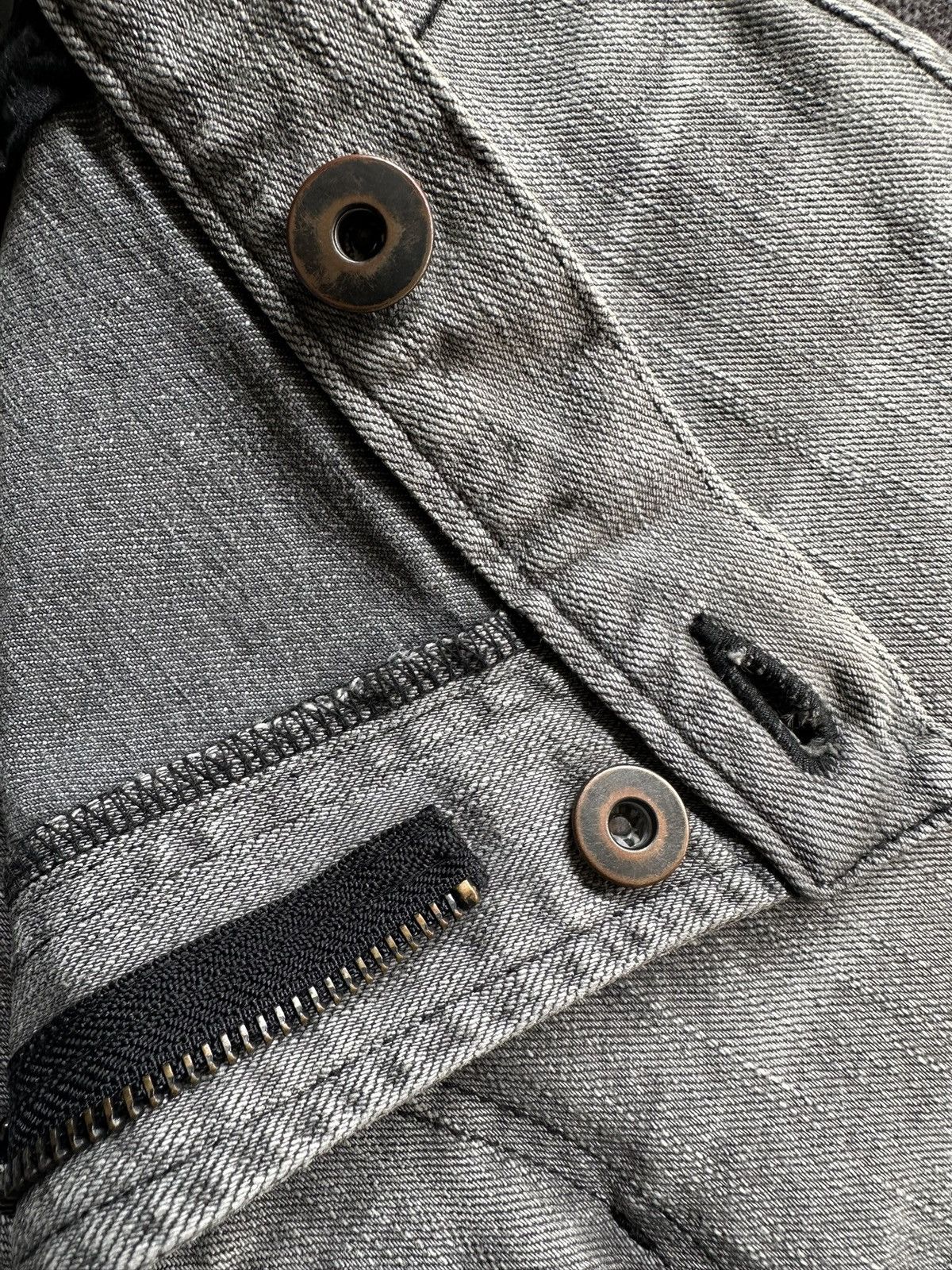 Japanese Brand 2011 ss - AG by Experiment high rise asymmetrical jeans Size US 30 / EU 46 - 18 Thumbnail