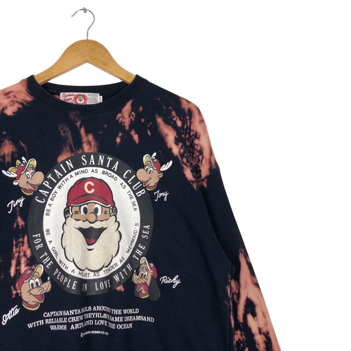 Japanese Brand Vintage Captain Santa Sweatshirt Tye Dye Medium Japanese Size US M / EU 48-50 / 2 - 5 Thumbnail