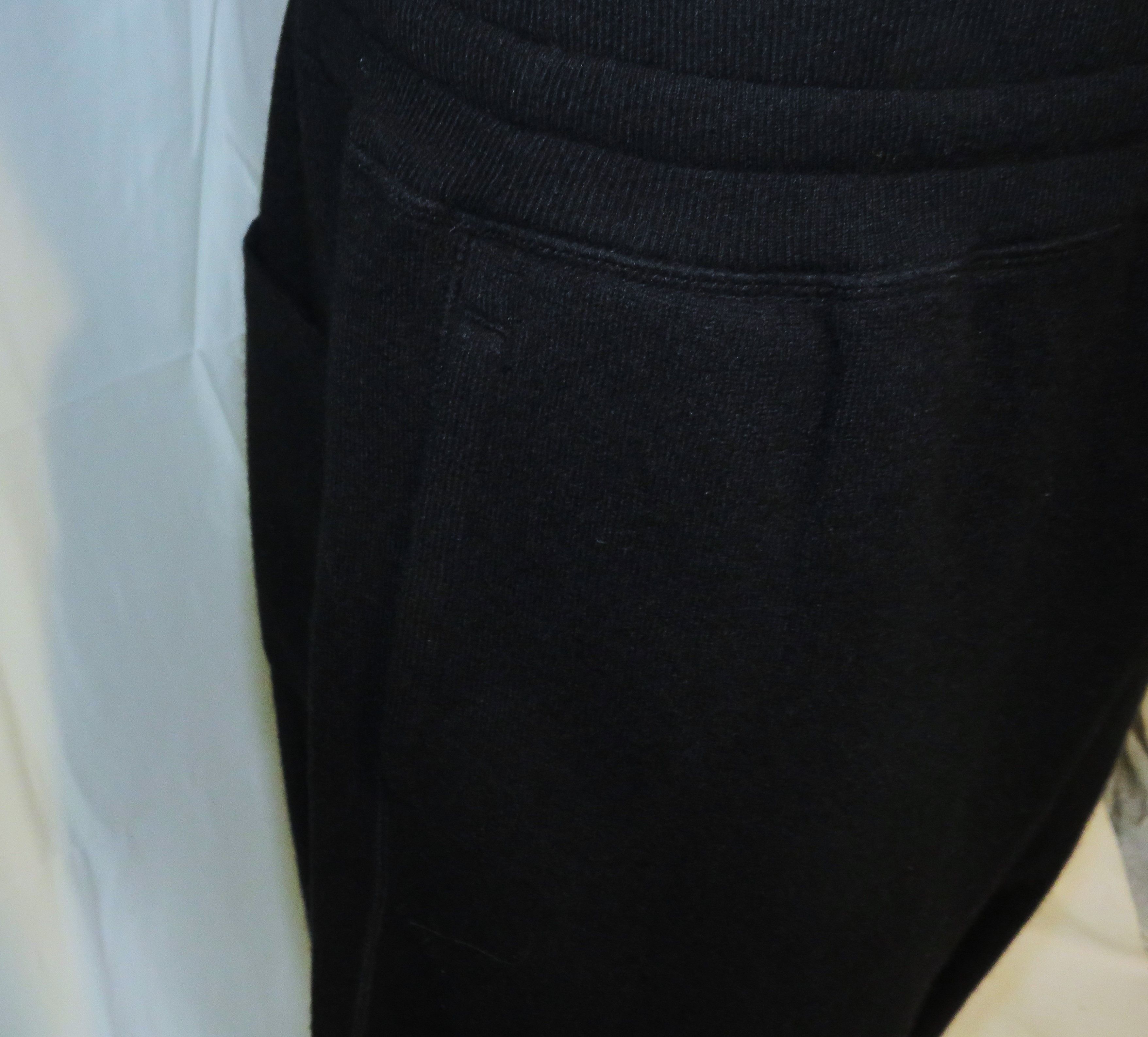Tom Ford Black Cashmere Blend Joggers Cuffed Sweat Pant 54 NWT $3000 Size US 38 / EU 54 - 4 Thumbnail