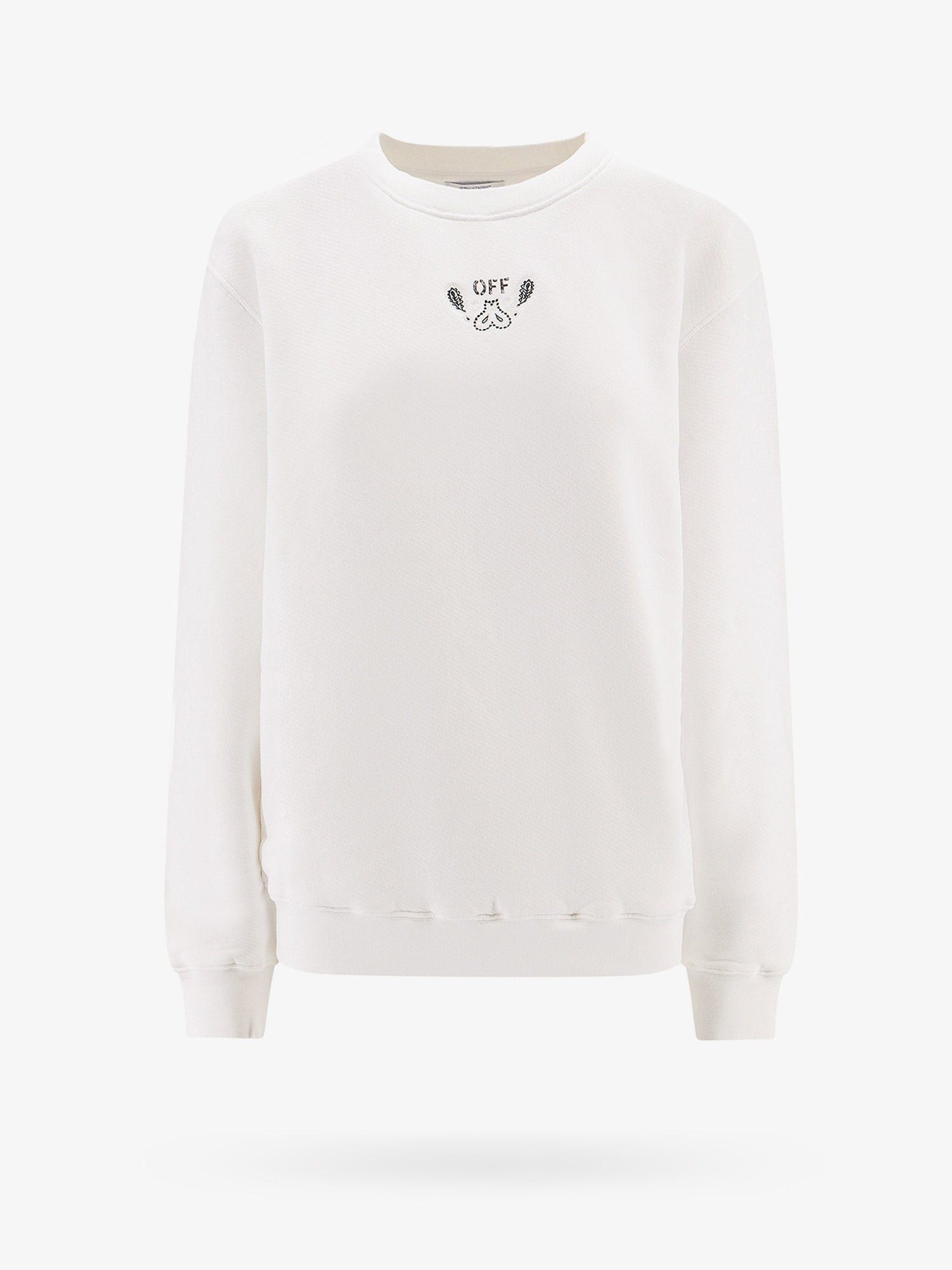 image of Off White Sweatshirt Woman White Sweatshirts, Women's (Size Large)