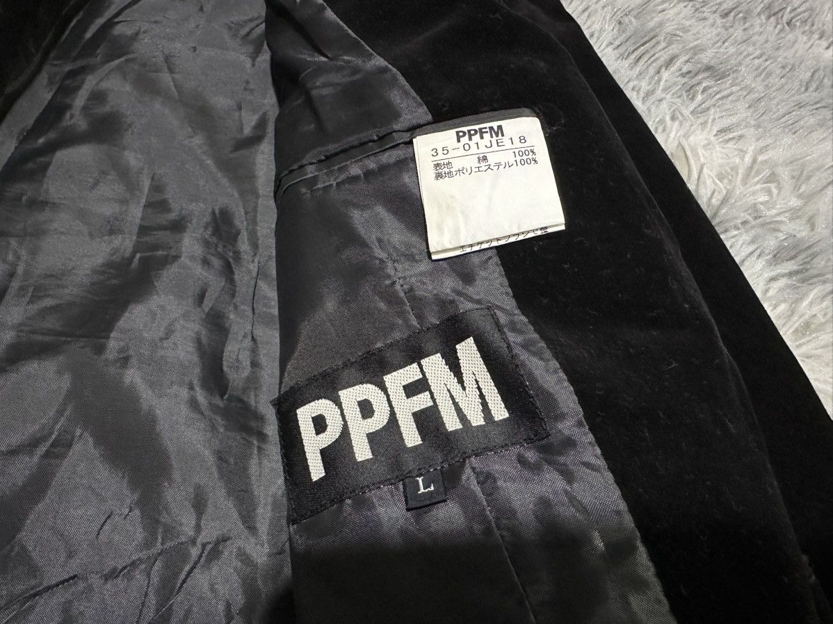 PPFM 🔥PPFM Velvet Single Breasted Blazer Tailored Jacket Size US L / EU 52-54 / 3 - 7 Thumbnail