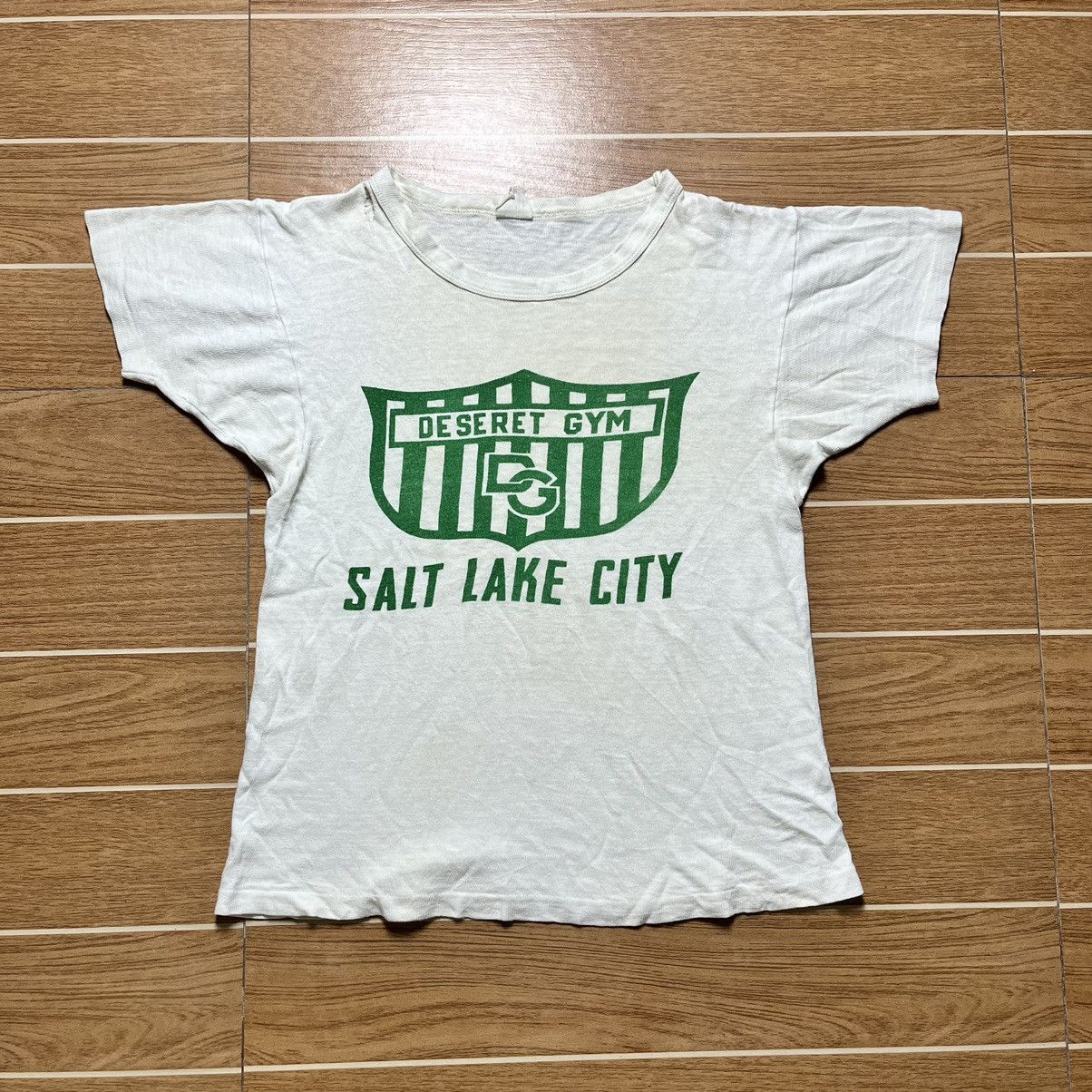 Champion 1960's Champion Local Deseret Gym Salt Lake City Shirt Size US S / EU 44-46 / 1 - 1 Thumbnail