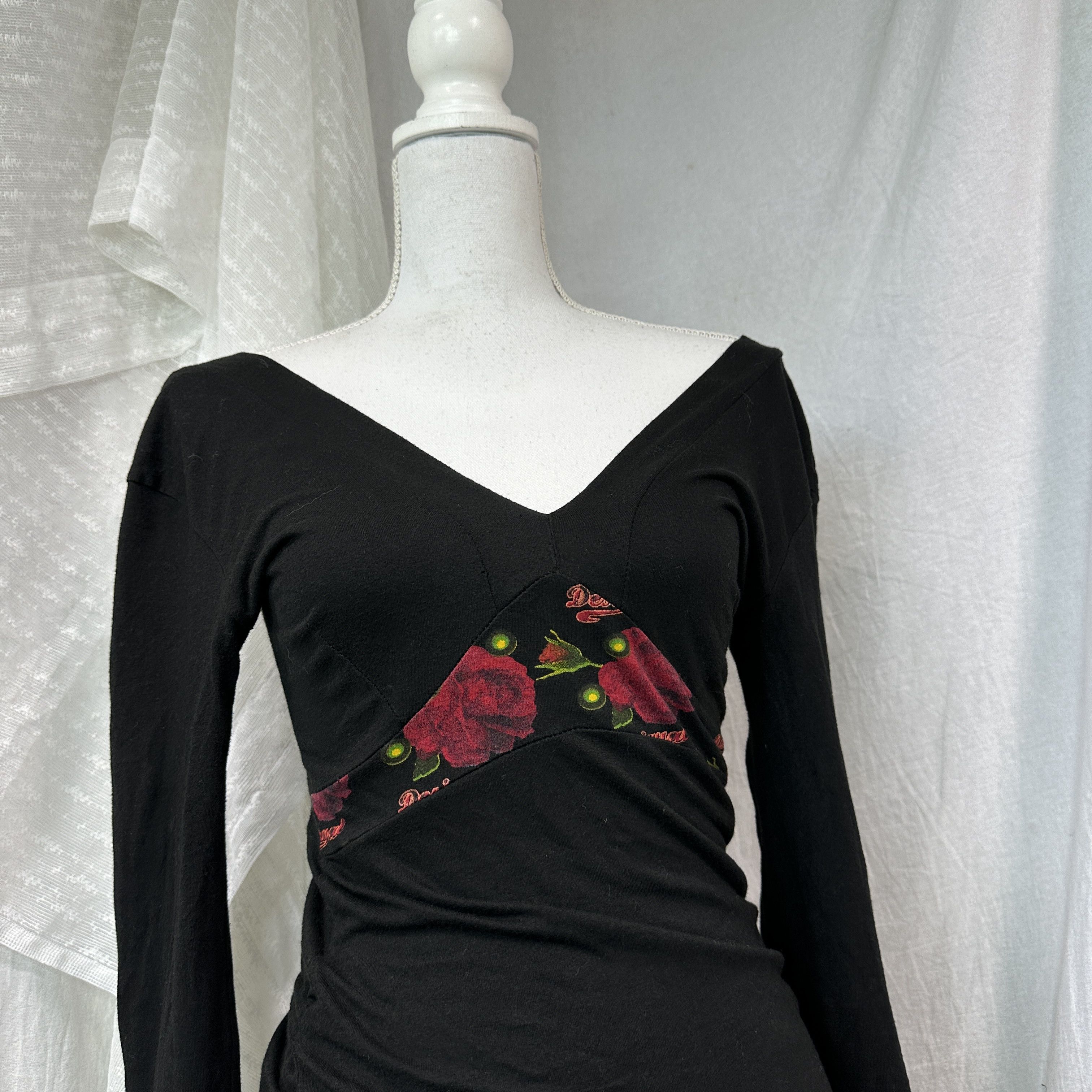 Desigual Vintage Avant Garde Grunge Desigual Midi Bubble Dress Y2K Size S / US 4 / IT 40 - 2 Thumbnail