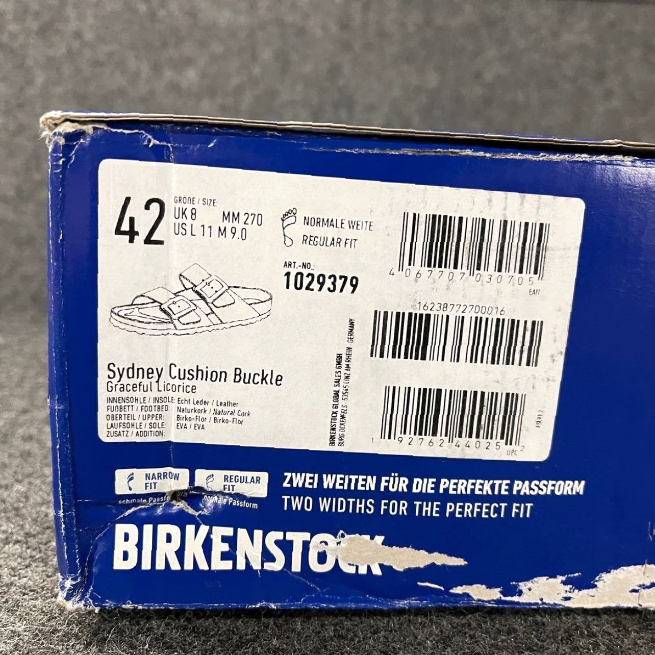 VINTAGE BIRKENSTOCK Sydney Luxe Buckle Sandals Unisex Size M9/W11 Licorice