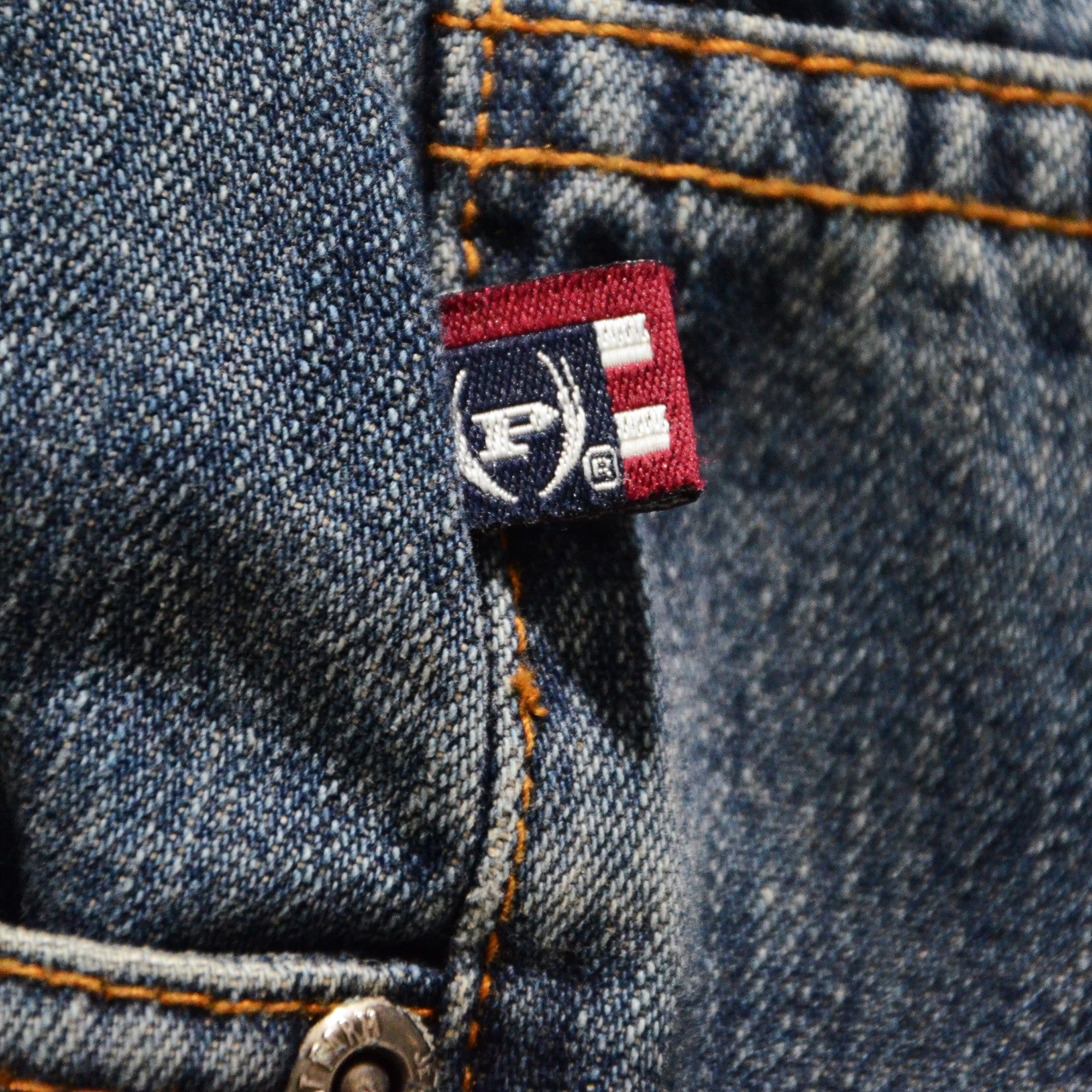 Phat Farm [Stain on buttock] Loose Fit Scratches & Patches 90s Hiphop Size US 34 / EU 50 - 9 Thumbnail