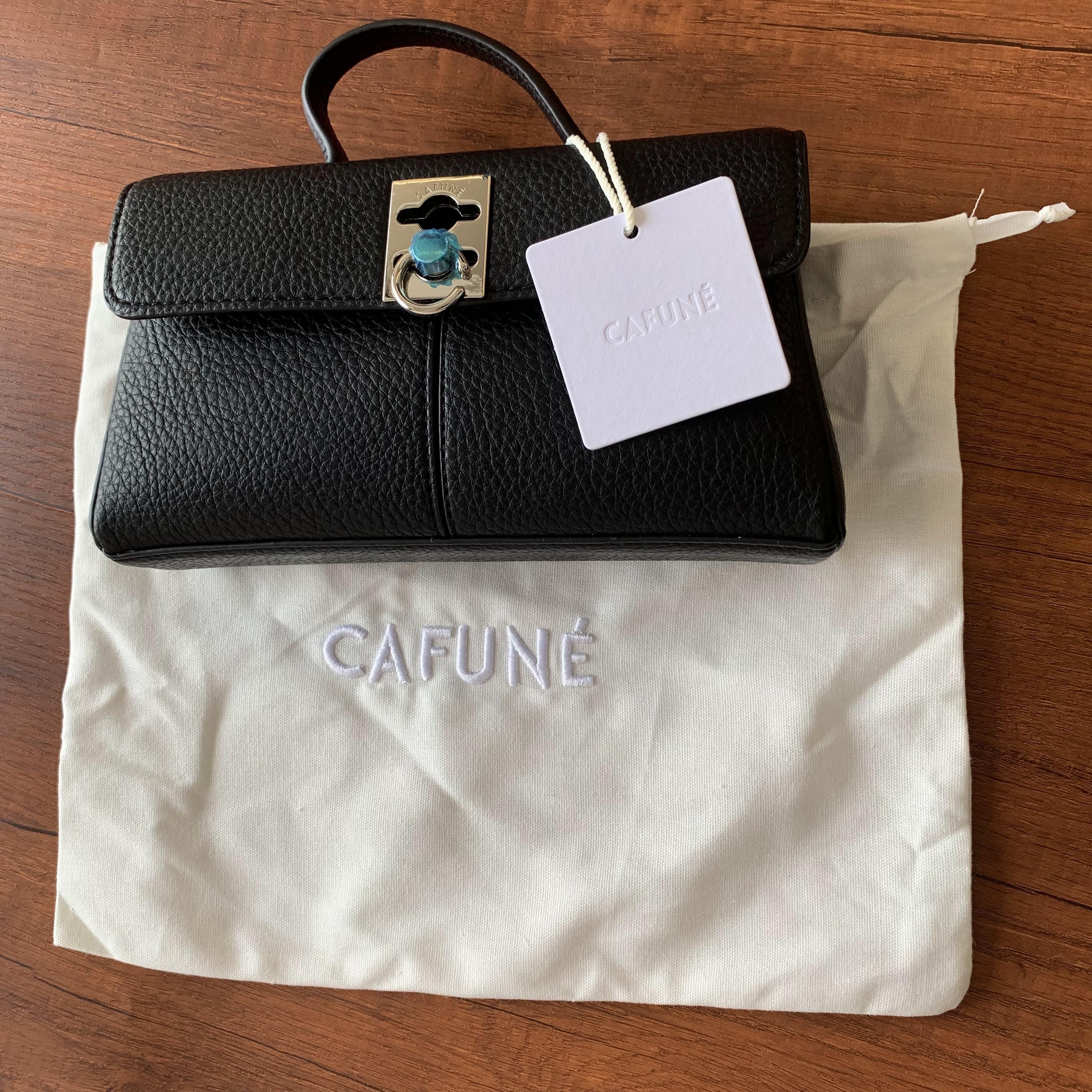 Handmade Cafune Sfance Wallet Crossbody Bag, Wristlets bag in black Size ONE SIZE - 2 Thumbnail