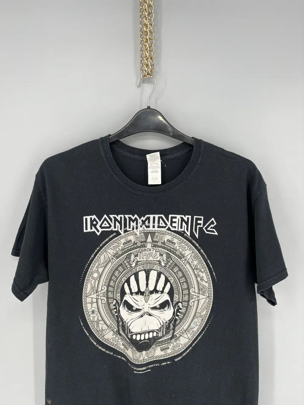 Band Tees × Vintage Vintage Y2K Iron Maiden Horror Skulls Tee Band Streetwear Size US L / EU 52-54 / 3 - 6 Thumbnail