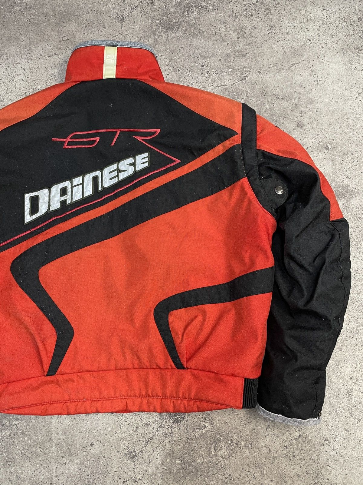 Dainese VTG ARCHIVAL DAINESE 2in1 MOTO NYLON LEATHER RACING JACKET Size US L / EU 52-54 / 3 - 9 Thumbnail