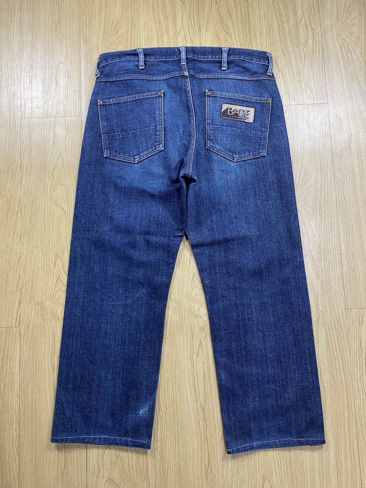 Vintage A Bathing Ape Jeans Patch Logo