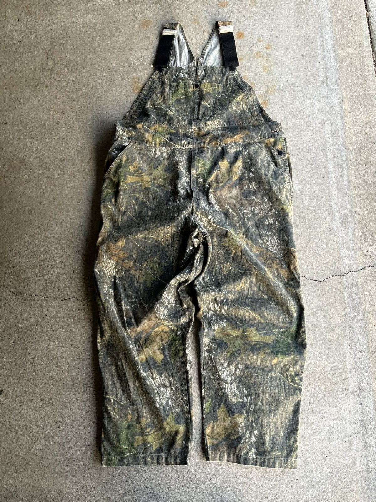 Fieldmaster × Vintage Crazy Faded Fieldstaff Realdtee Wide Leg Baggy Overalls Size US 42 / EU 58 - 2 Thumbnail