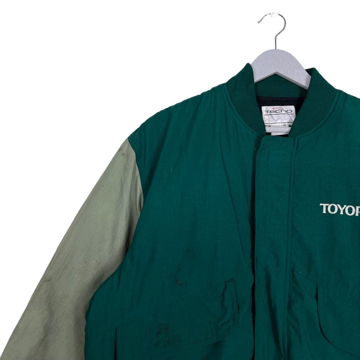 Japanese Brand 🔥 VINTAGE TOYOPET TECNO RACING BOMBER JACKET Size US L / EU 52-54 / 3 - 5 Thumbnail