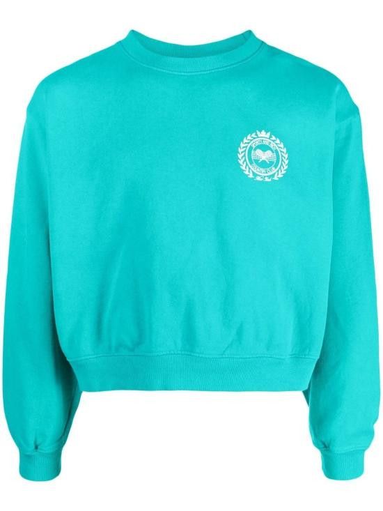 Sporty & Rich SPORTY & RICH Men Hoodies CR636 NYCOUNTRYCLUBTEAL WHITE Green Size US M / EU 48-50 / 2 - 1 Thumbnail
