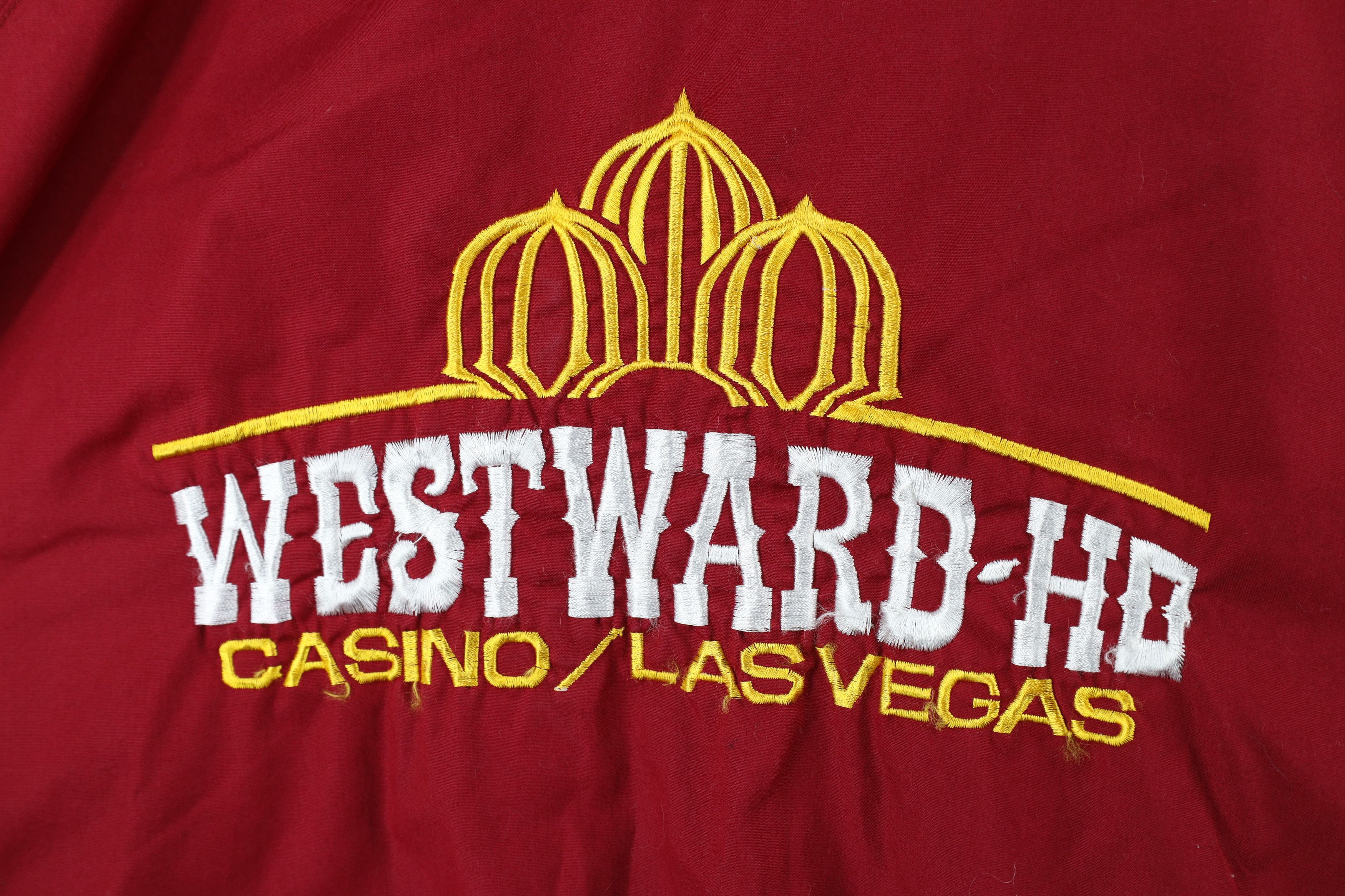 Vintage Vintage 90s Streetwear Westward Ho Casino Bomber Jacket Size US XL / EU 56 / 4 - 12 Thumbnail