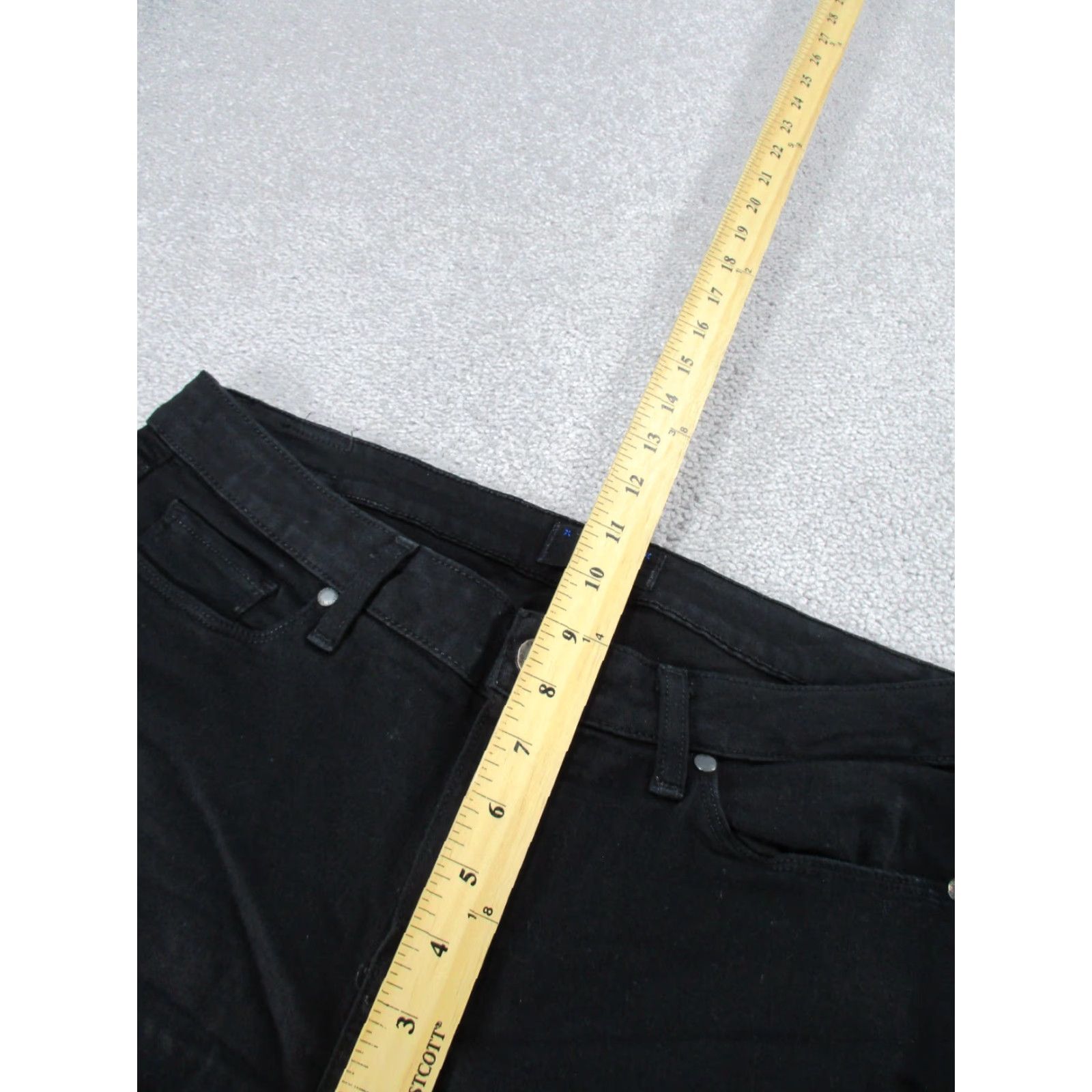 Paige Paige Verdugo Jeans Womens 31 Black Ankle Skinny Denim Size 24" / US 00 / IT 34 - 7 Thumbnail