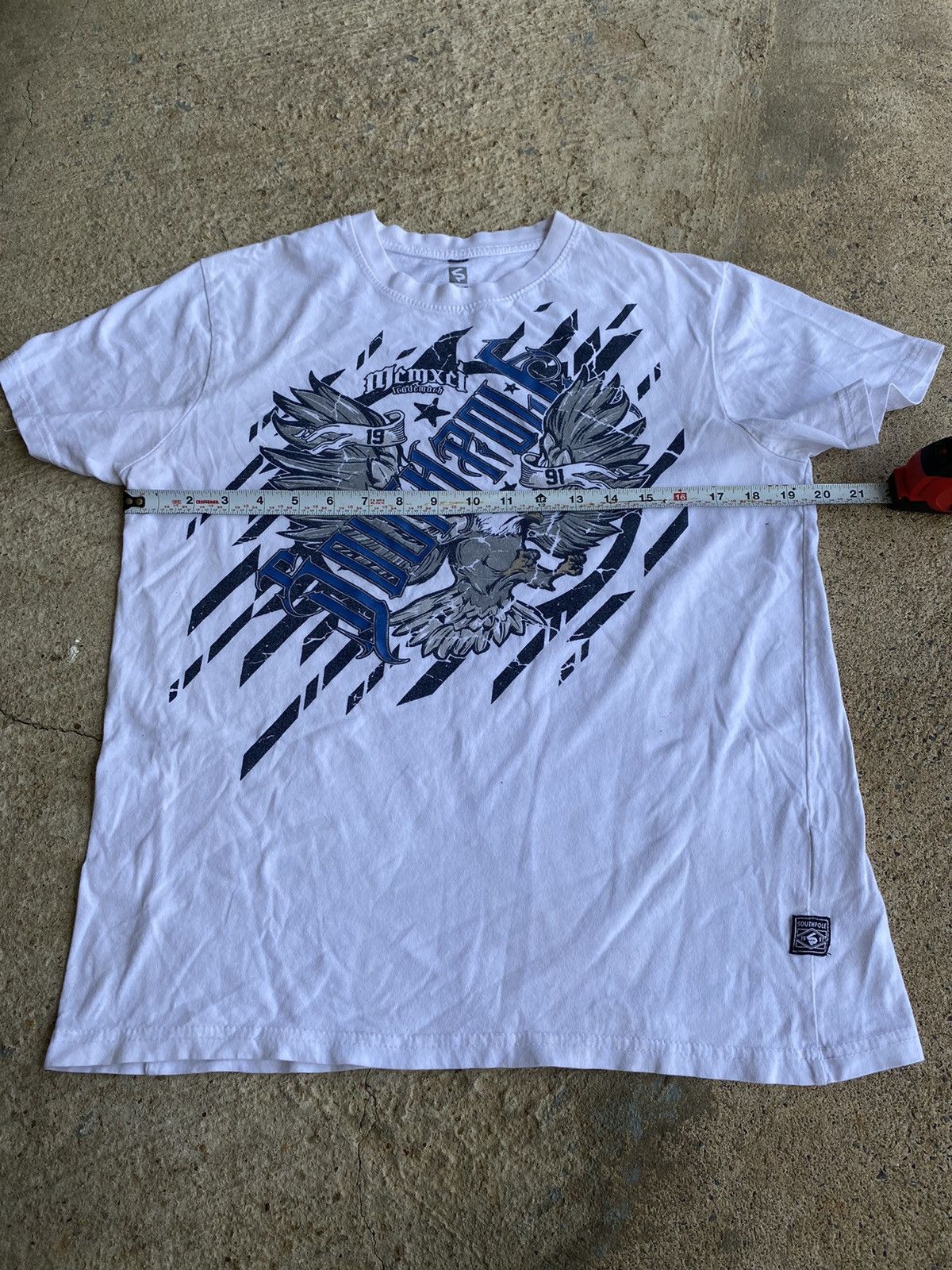 Japanese Brand × Southpole × Vintage Vintage Y2K South Pole White Eagle Essential Shirt Size US M / EU 48-50 / 2 - 6 Thumbnail