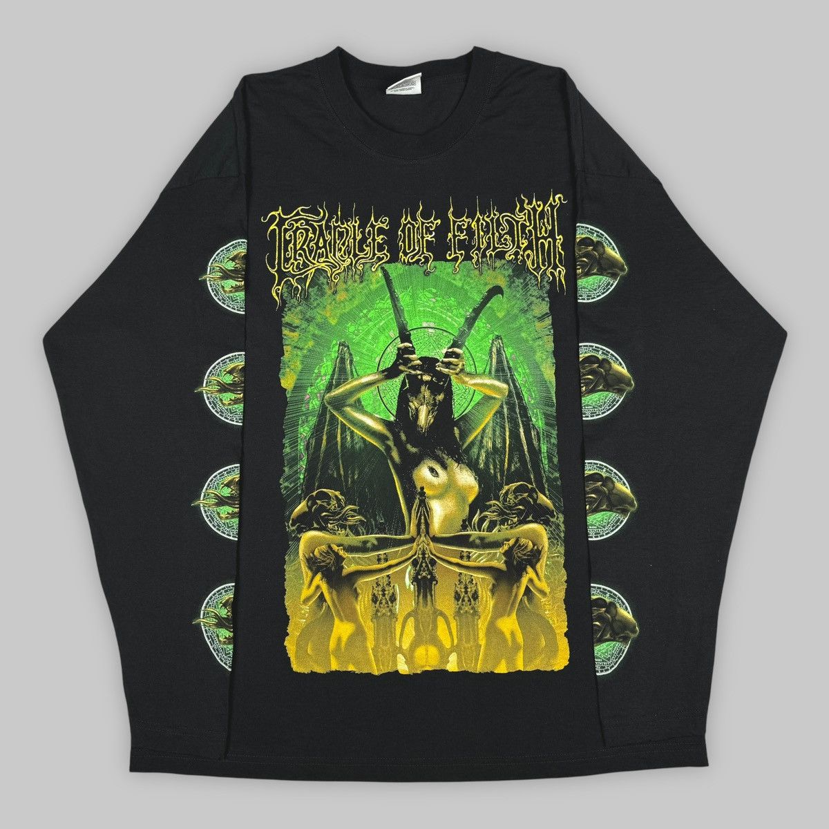 Band Tees Vintage 2001 Cradle Of Filth ‘Satan Caress’ Longsleeve Shirt Size US XL / EU 56 / 4 - 3 Thumbnail