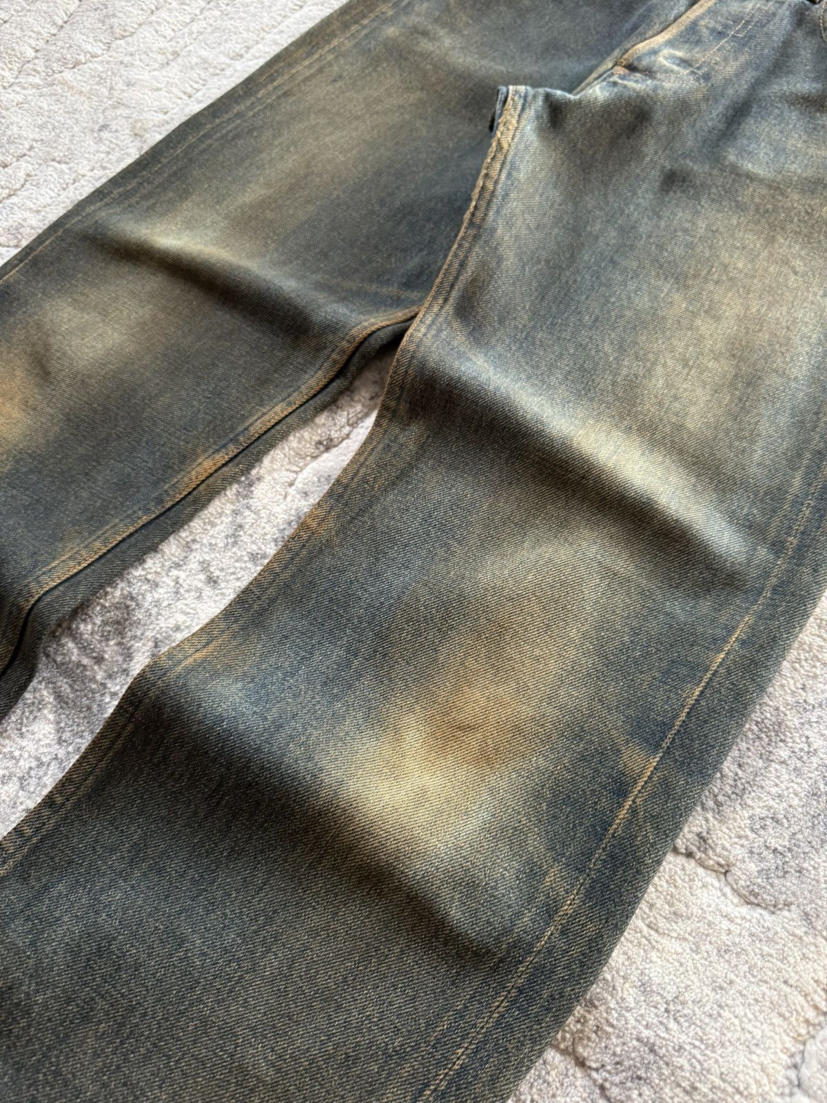 A.P.C. A.P.C Reu De Fleurus Earthy Mud Wash Selvedge Straight Jeans Size US 29 - 9 Thumbnail