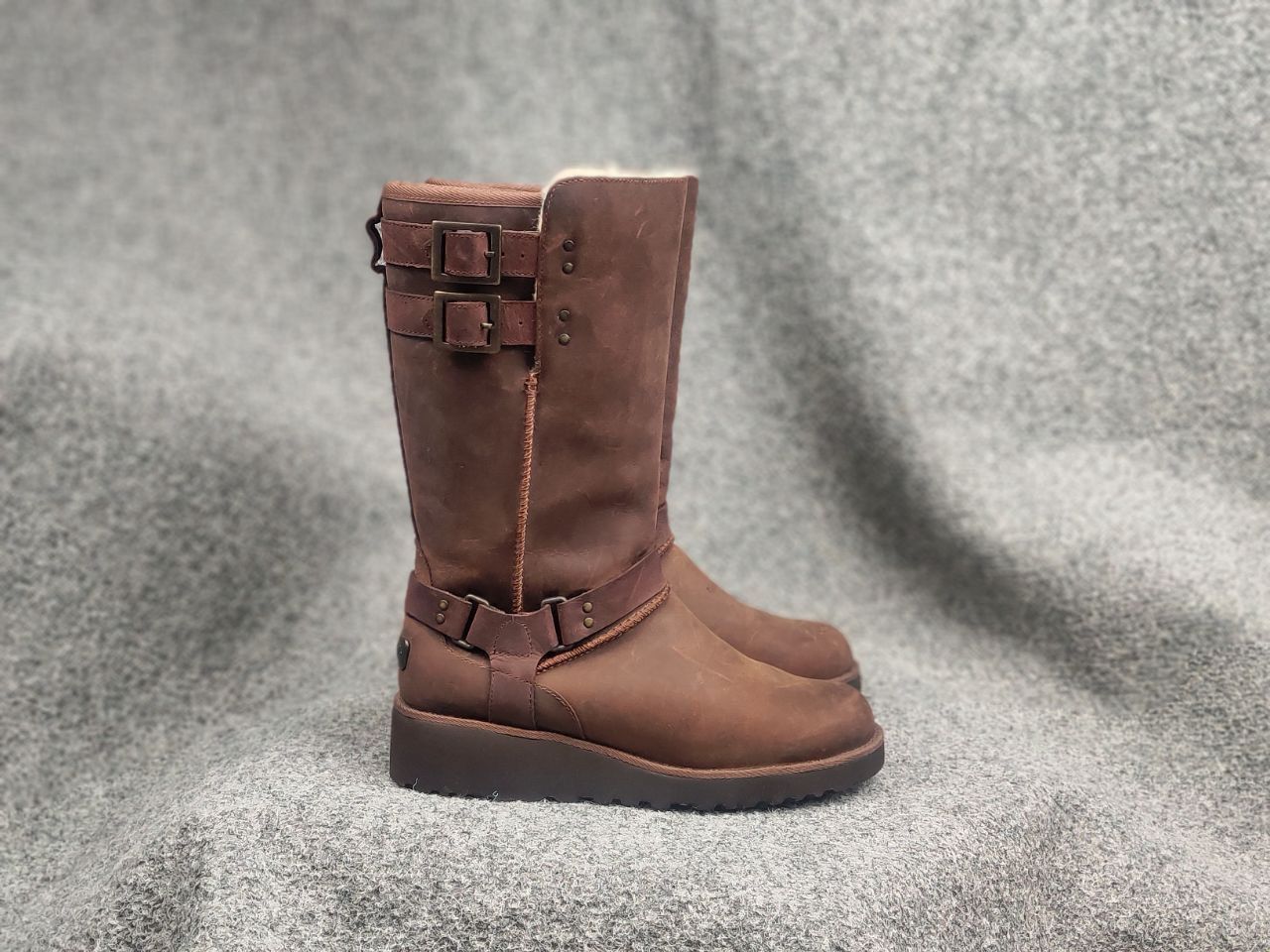 Ugg UGG Jasper Waterproof Leather Winter Fur-lined buckles Boots Size US 6 / IT 36 - 1 Thumbnail