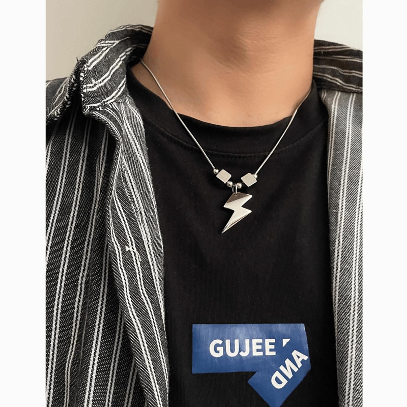 Jewelry Lightning Pendant Necklace Size ONE SIZE - 2 Thumbnail