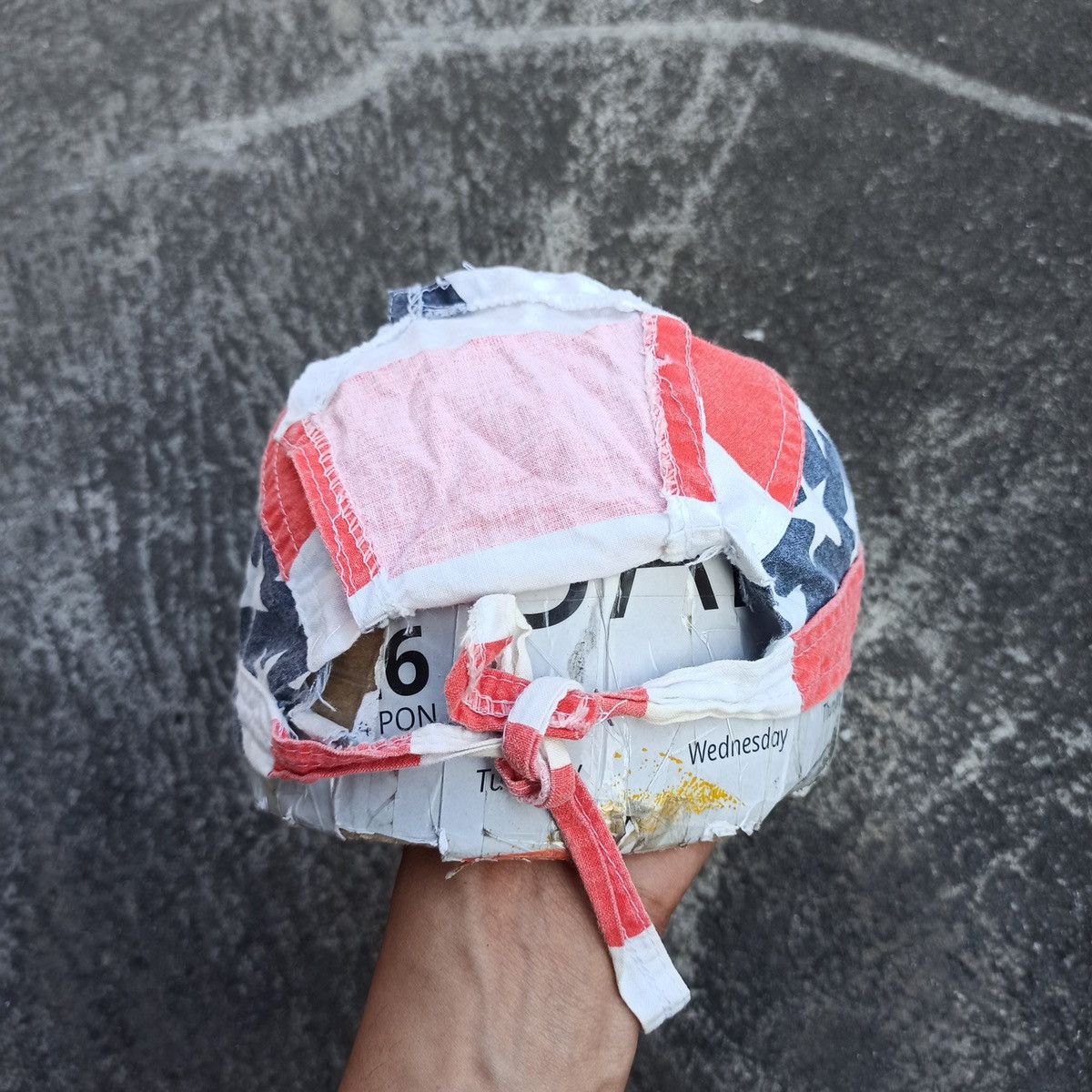Vintage unique USA flag hat Size ONE SIZE - 8 Thumbnail