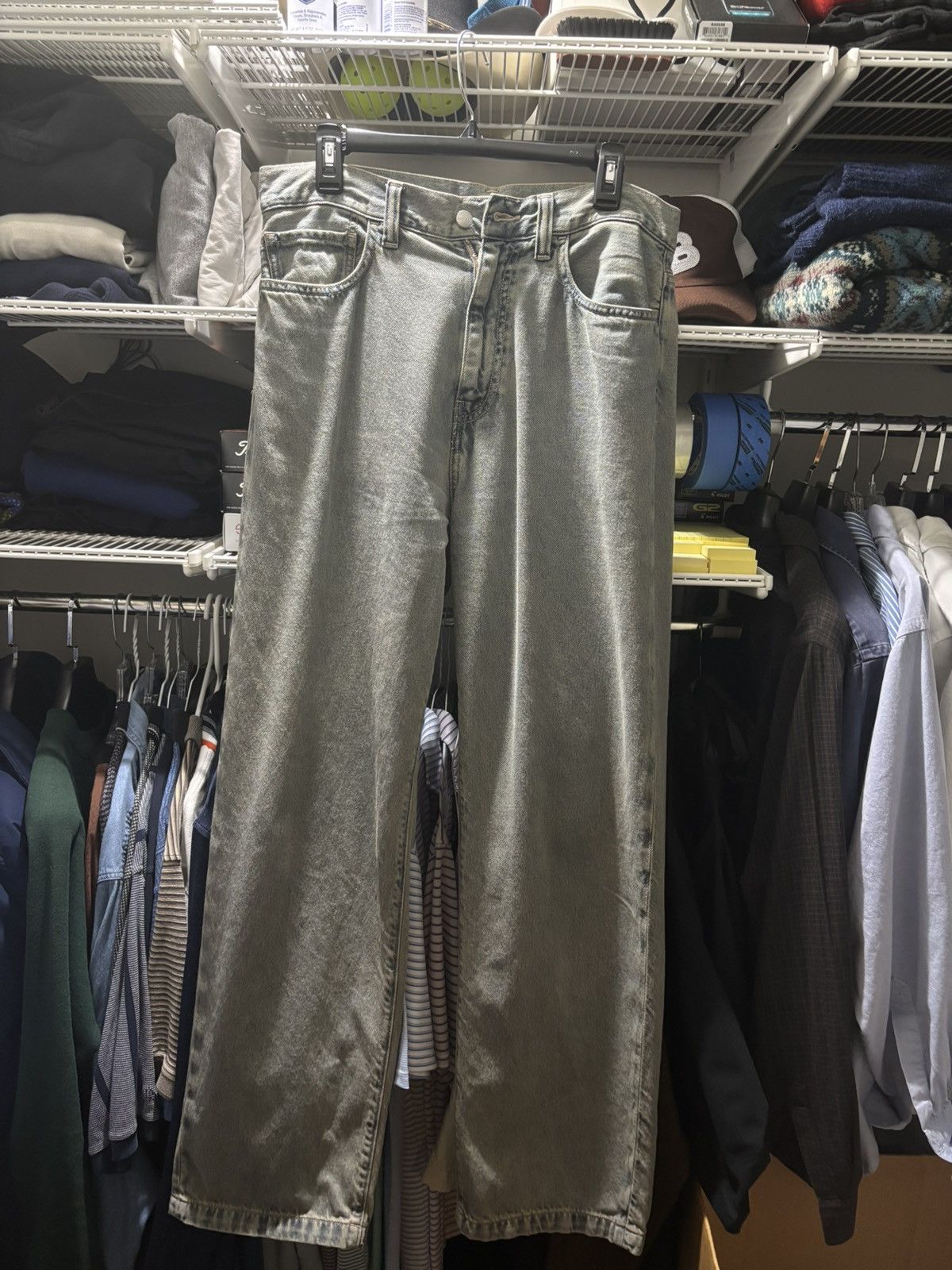 Carhartt Wip Landon Pant (Blue/Leather) Size US 31 - 2 Thumbnail