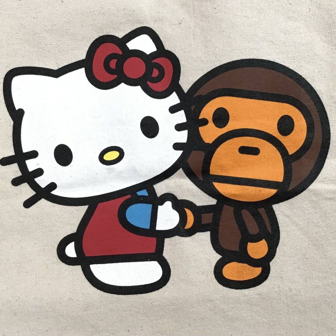 Bape BAPE × Sanrio Hello Kitty Milo tote bag a bathing ape NIGO Size ONE SIZE - 2 Thumbnail