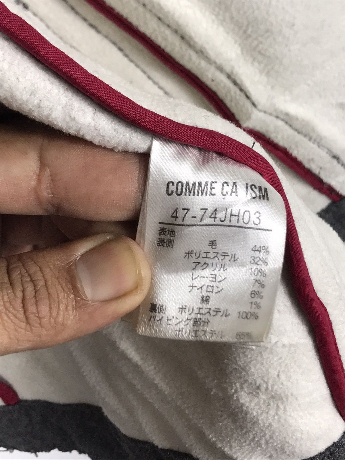 Comme Ca Ism × Japanese Brand 🌟Nice Design Comme Ca Ism Wool Single Breast Coat Jacket Size US L / EU 52-54 / 3 - 10 Thumbnail