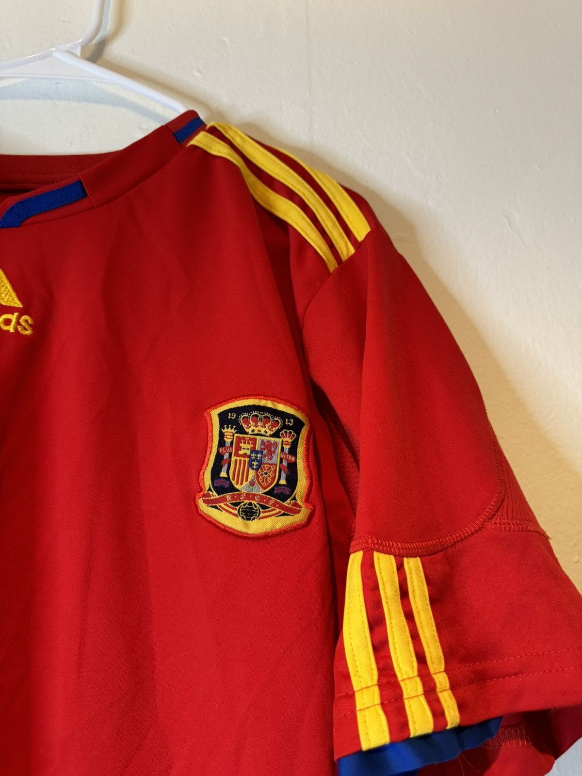Adidas Adidas Spain Soccer Jersey Home Football Shirt Mens XL 2010 Size US XL / EU 56 / 4 - 3 Thumbnail