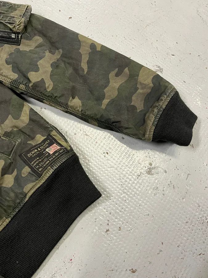 Polo Ralph Lauren 2000s Ralph Lauren Camouflage Olive Bomber Jacket Size US M / EU 48-50 / 2 - 6 Thumbnail