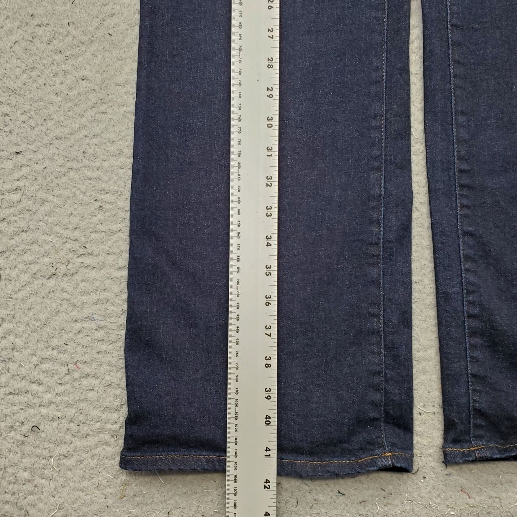 Vintage Chico's Slim Bootcut Jeans Womens 14R Blue Denim High Waisted Streetwear Pull On Jeans Size 36" / US 14 / IT 50 - 3 Thumbnail