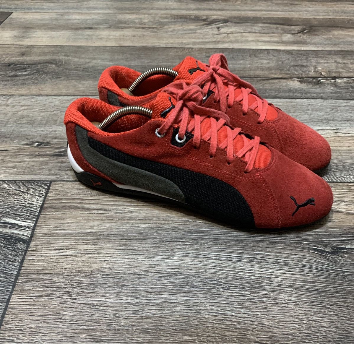 Puma × Vintage Vintage Puma SeedCat Red Suede Sneakers Size US 10 / EU 43 - 3 Thumbnail