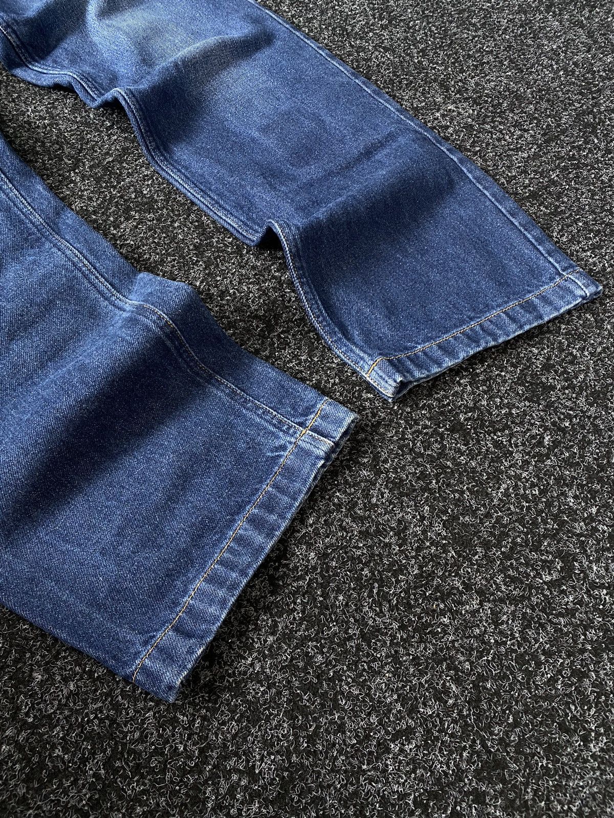 Vintage Vintage 00s Heavy denim Spirit Motors biker baggy pants Size US 36 / EU 52 - 4 Thumbnail