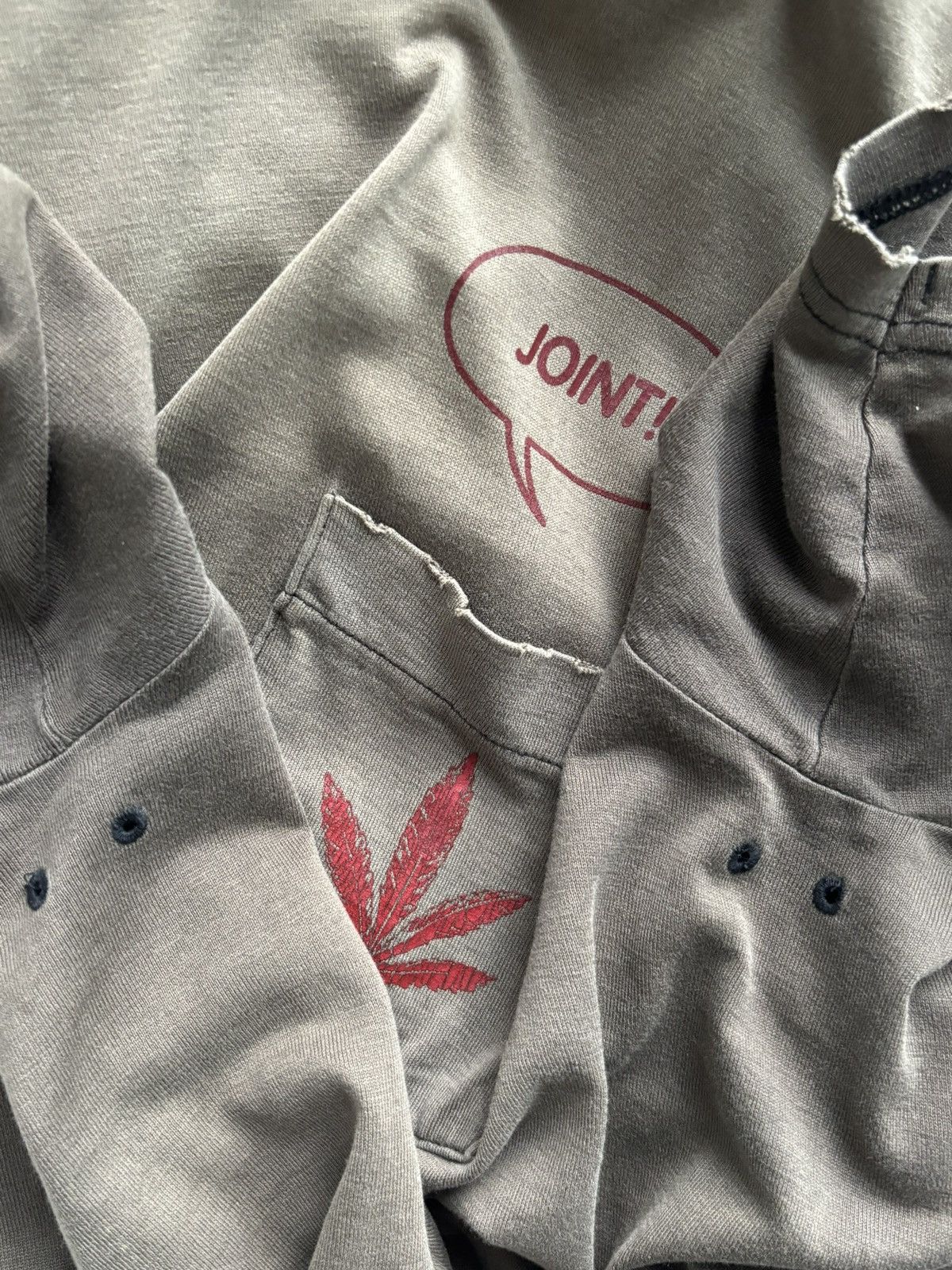 number (n)ine joint!! pocket t shirt
