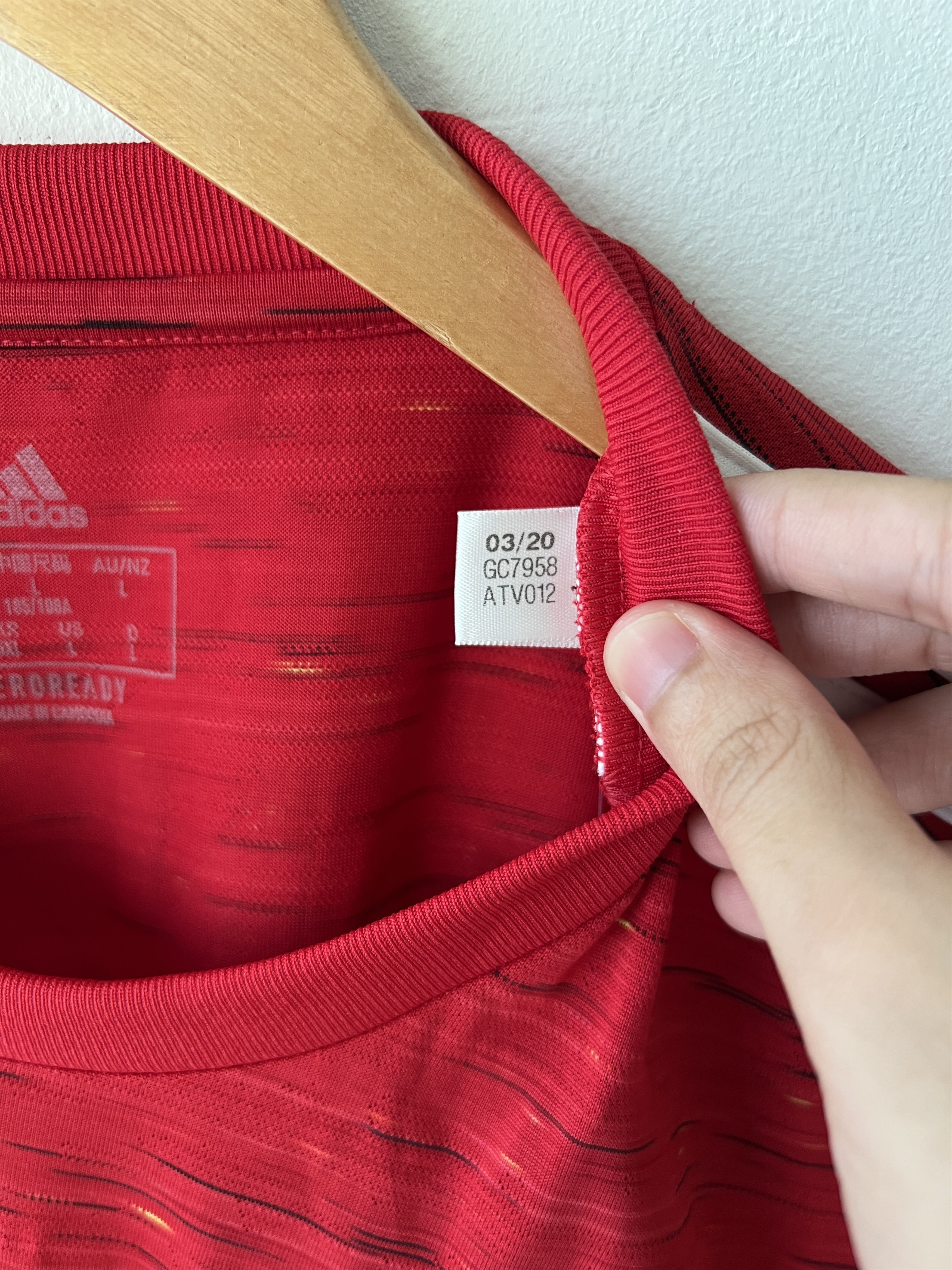 Adidas (L) Manchester United 2020-21 Home B. Fernandes #18(NEW) Kit Size US L / EU 52-54 / 3 - 6 Thumbnail