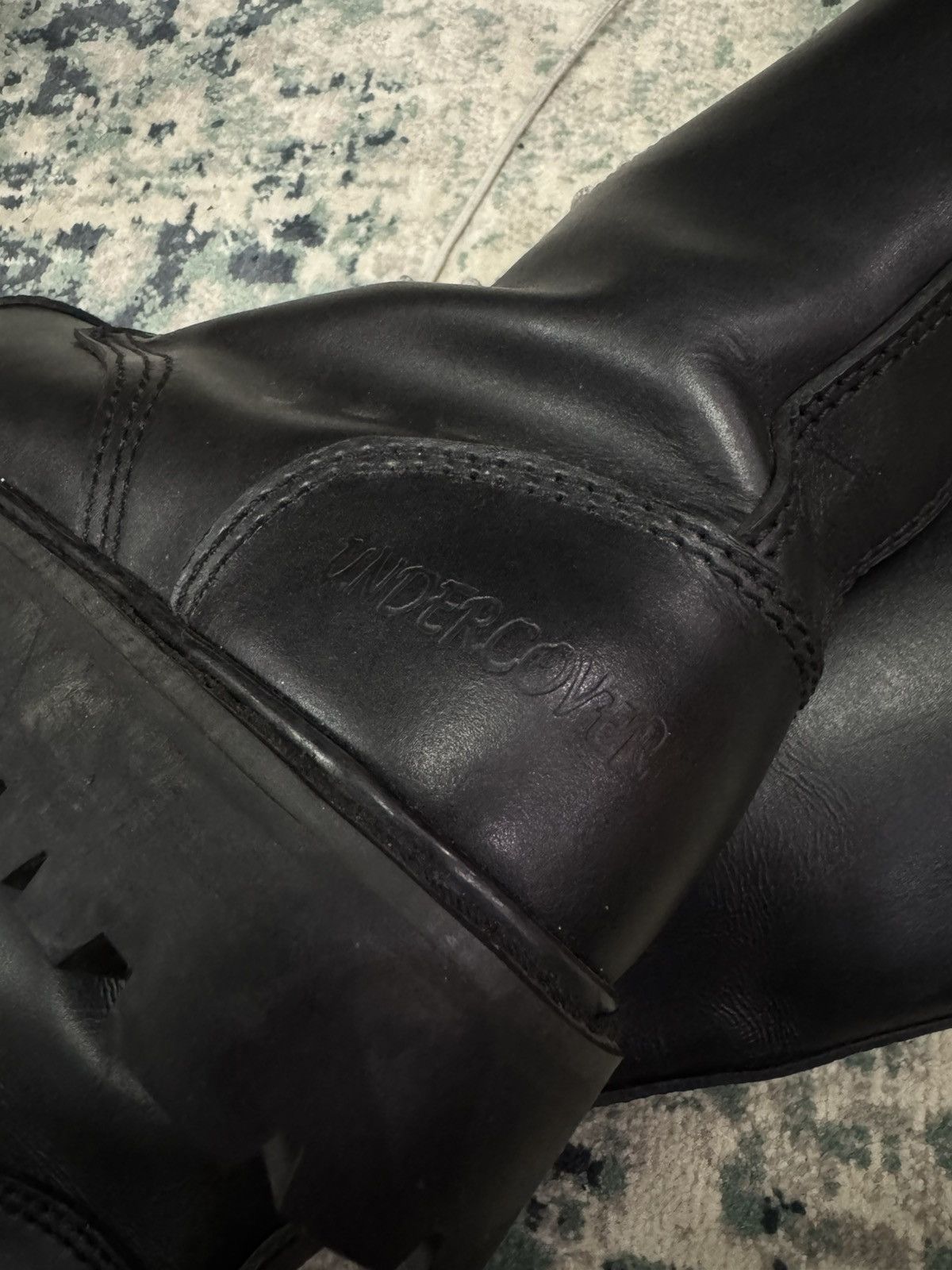 Undercover UNDERCOVER ENGLAND 30 EYES LEATHER BOOTS Size US 9.5 / IT 39.5 - 6 Thumbnail