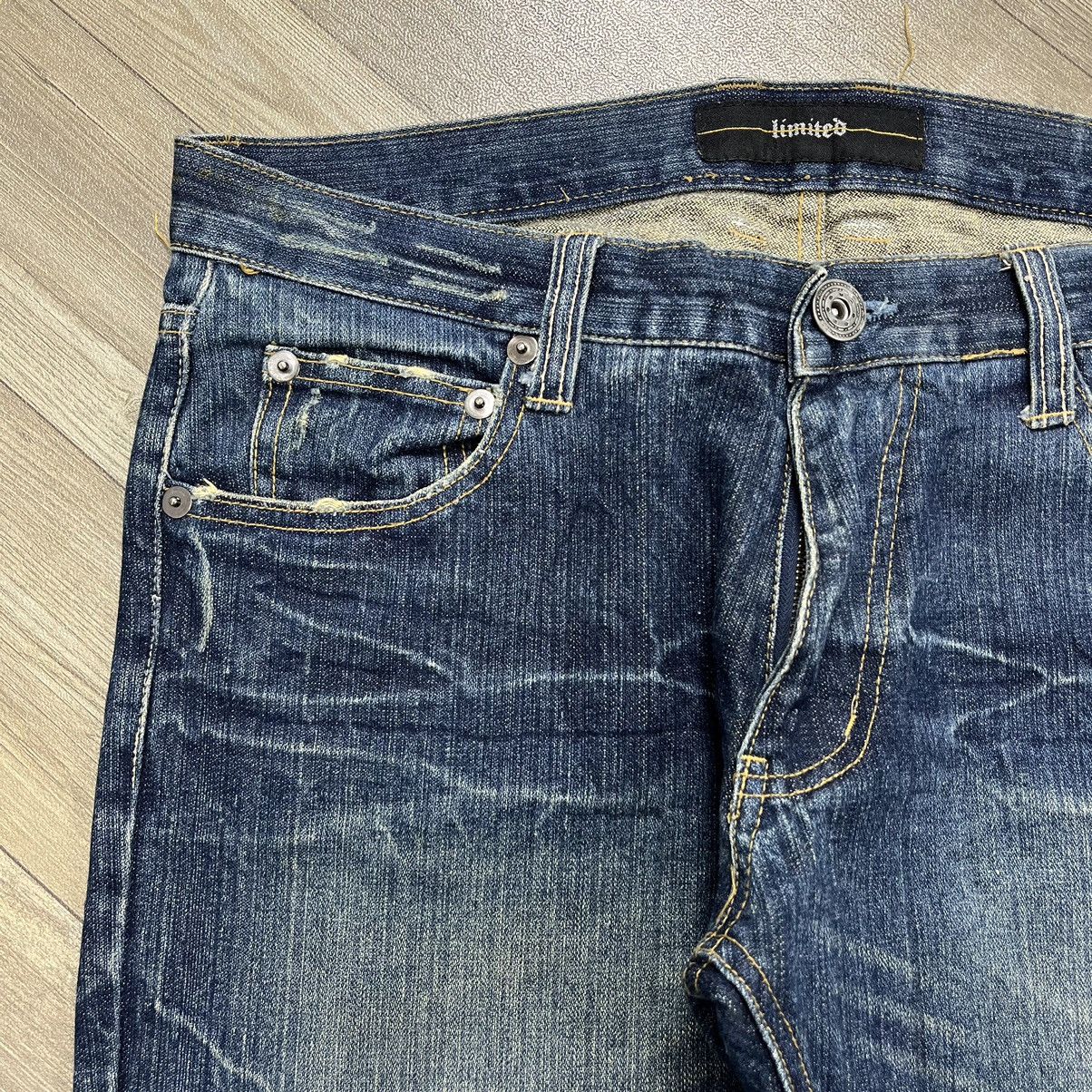 If Six Was Nine × Japanese Brand × Le Grande Bleu (L.G.B.) Y2K I ☠️ Rock Limited Distressed Skulls Blue Jeans Lgb Goa Size US 34 / EU 50 - 11 Thumbnail