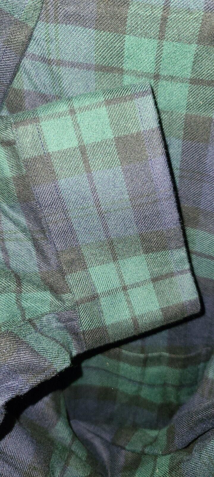 Brooks Brothers Brooks Brothers Regent Fit Men's XXL Navy Green Plaid Size US XXL / EU 58 / 5 - 7 Thumbnail