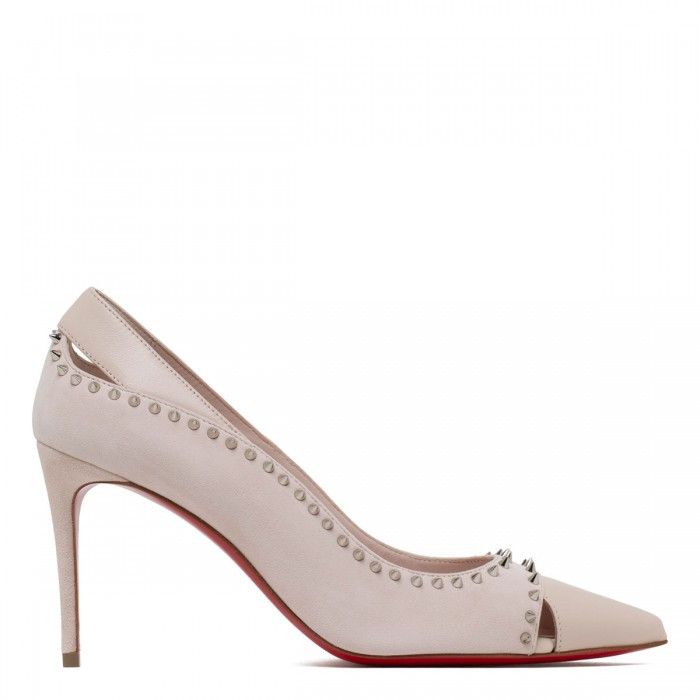 Christian Louboutin Duvette Spikes 85mm Lactic Size US 8 / IT 38 - 1 Thumbnail