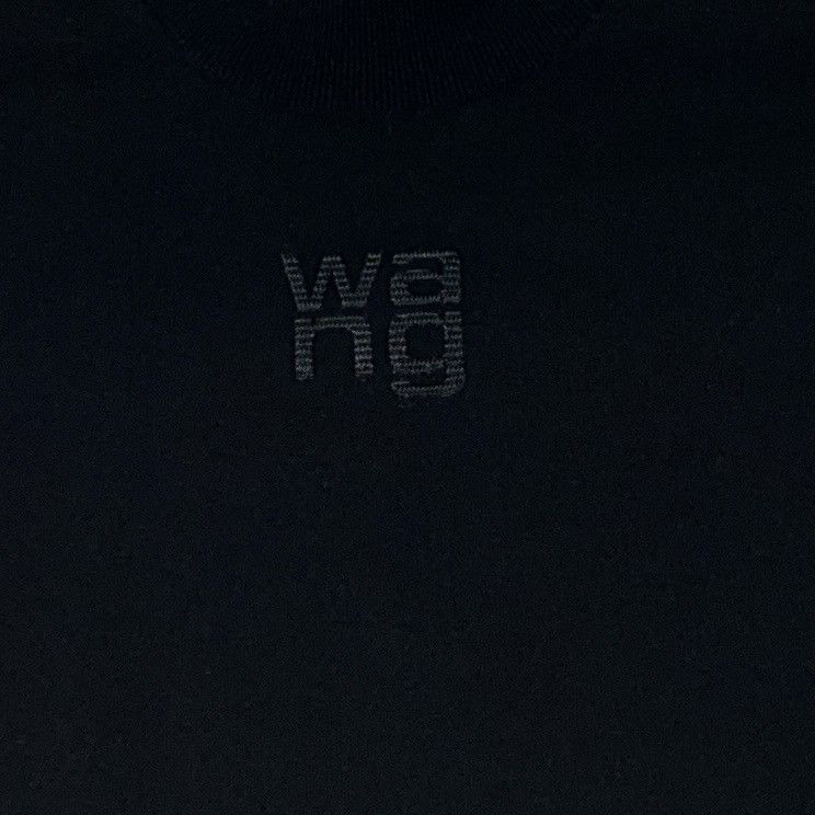 Alexander Wang Alexander Wang Black Logo Turtleneck Long Sleeve Top K26WX Size S / US 4 / IT 40 - 4 Thumbnail