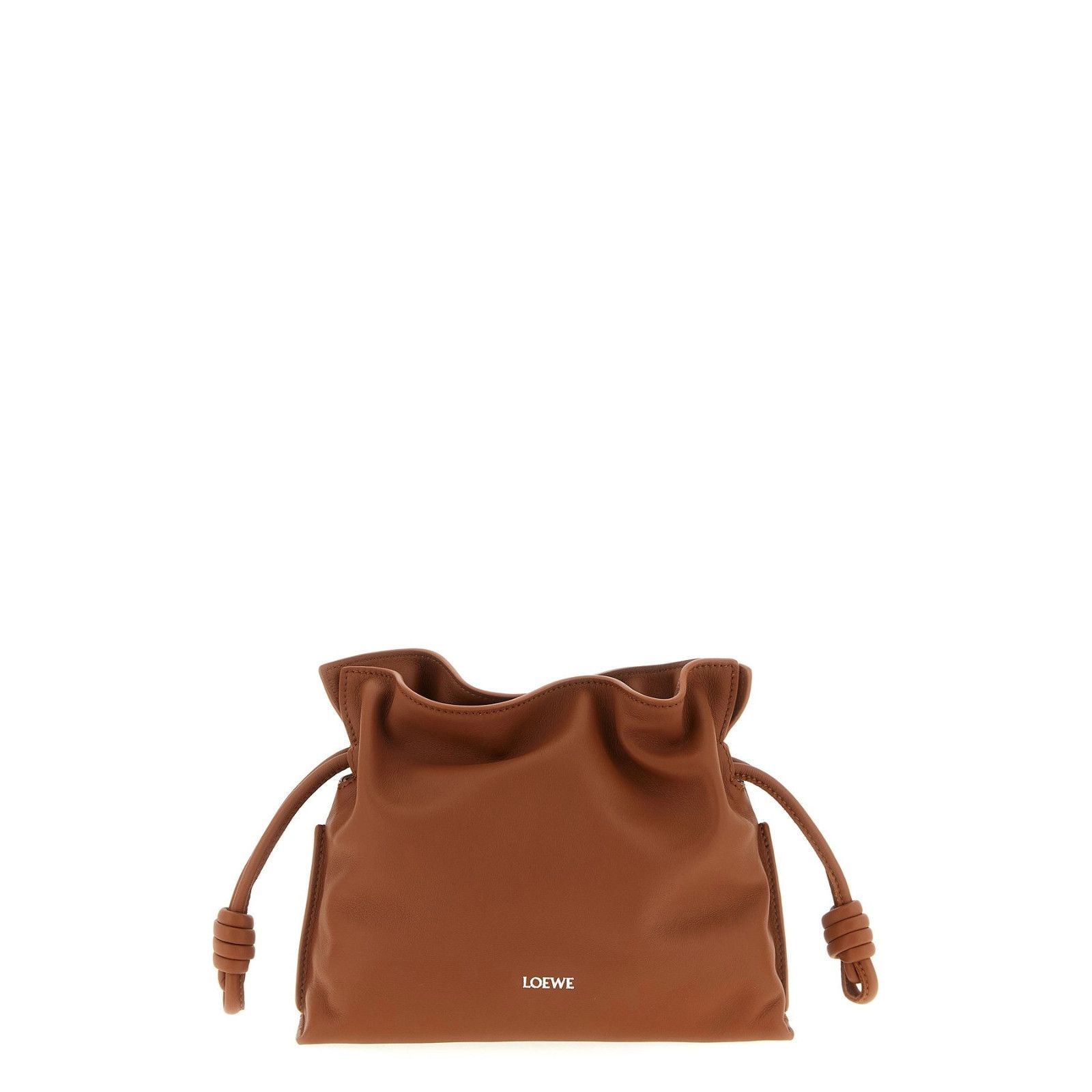 Loewe LOEWE Flamenco Mini $2600 SQUIRREL Nappa Leather Clutch New Size ONE SIZE - 1 Thumbnail