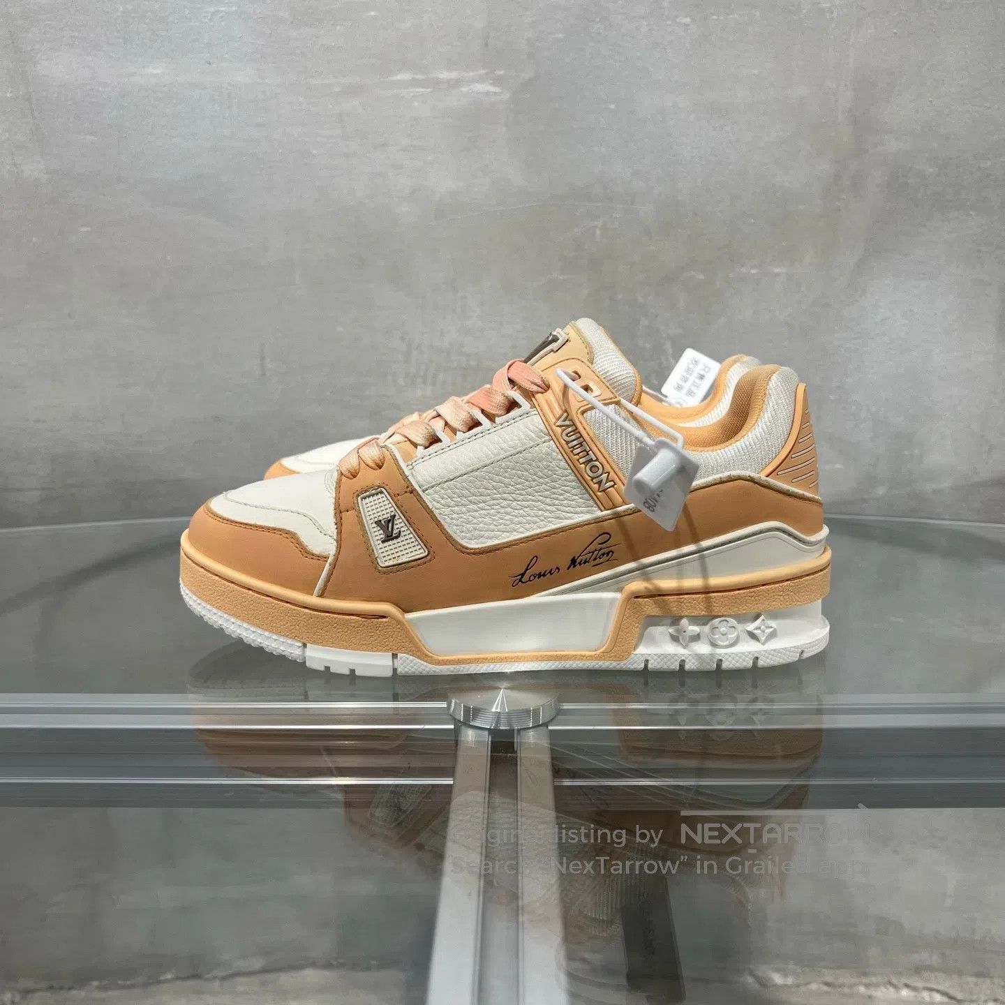 Louis Vuitton Louis Vuitton Trainer White Orange shoes Size US 5.5 / IT 35.5 - 3 Thumbnail